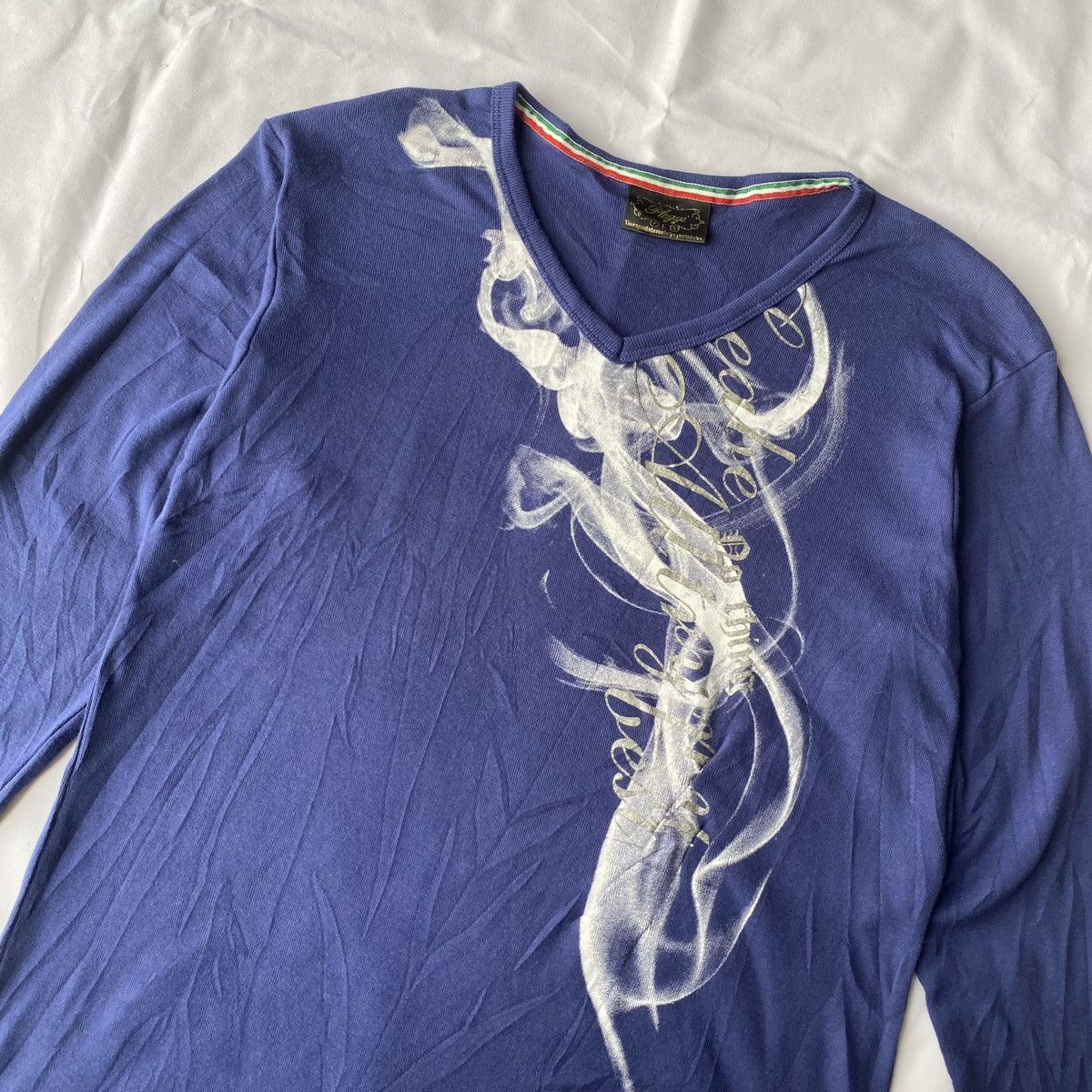 Hysteric Glamour × If Six Was Nine × Japanese Brand Japanese Vintage Poem Smoke Punk Style Long Sleeve Size US L / EU 52-54 / 3 - 2 Thumbnail