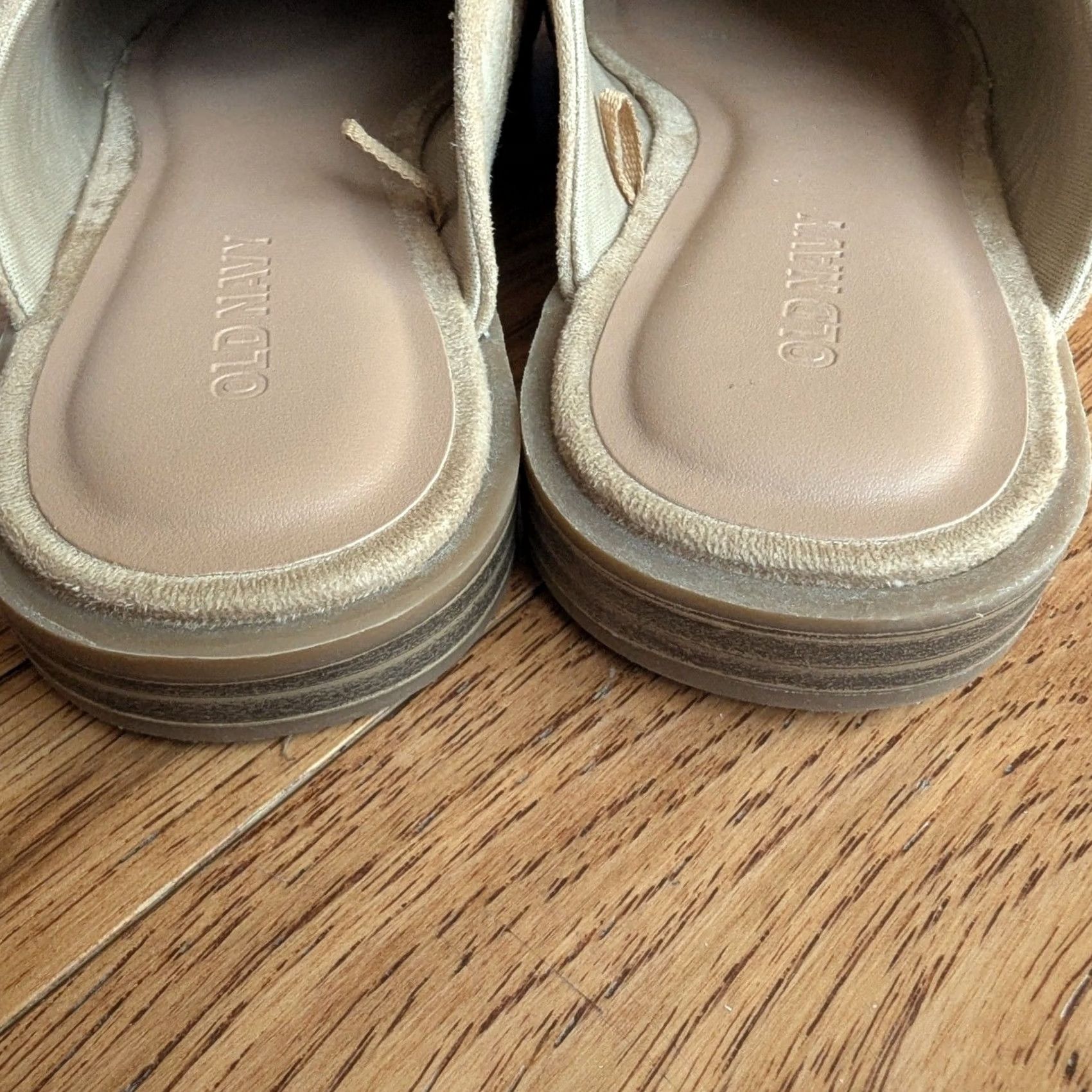 Old Navy Old Navy Sand Beige Vegan Suede Loafer Mule Flats Womens Sz 7 Minimalist Preppy Size US 7 / IT 37 - 3 Thumbnail