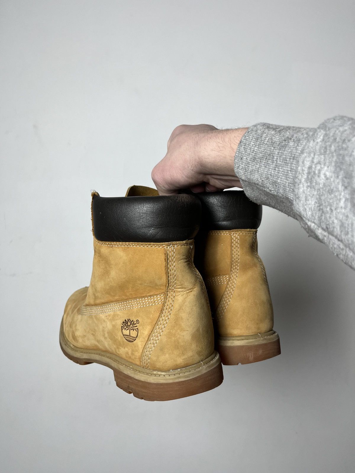 Timberland 🔥Timberland Vintage Work 6-Inch Boots Black 00’s Y2K Nubuck Size US 8.5 / EU 41-42 - 7 Thumbnail