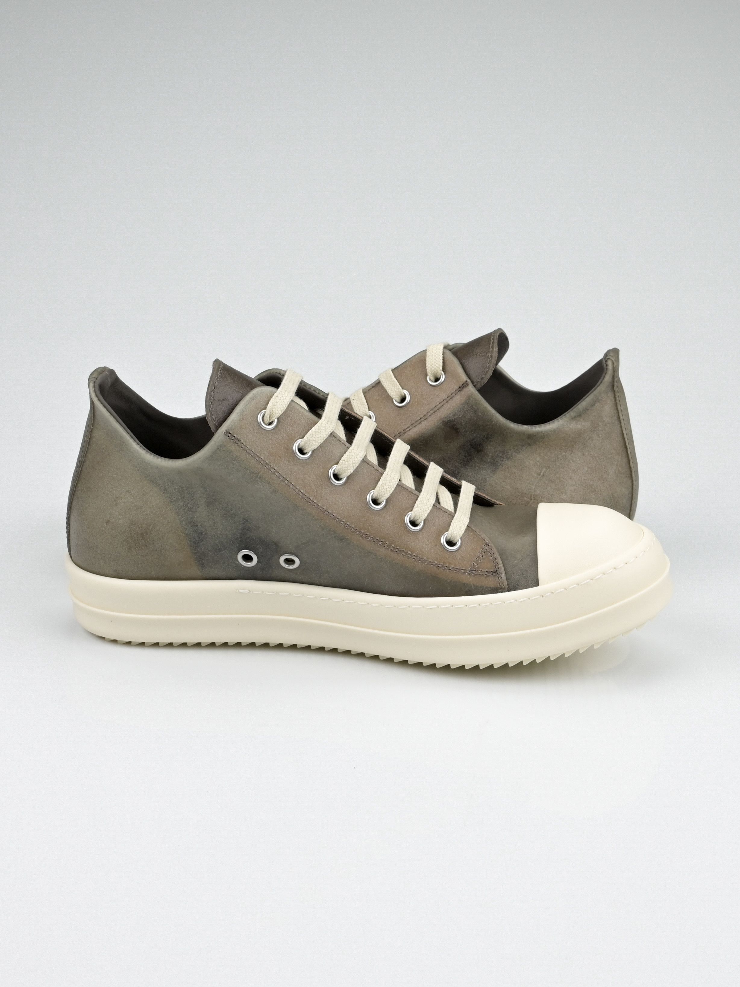 Rick Owens NEW Transparent Leather Low Top Ramones Size US 9 / EU 42 - 5 Thumbnail