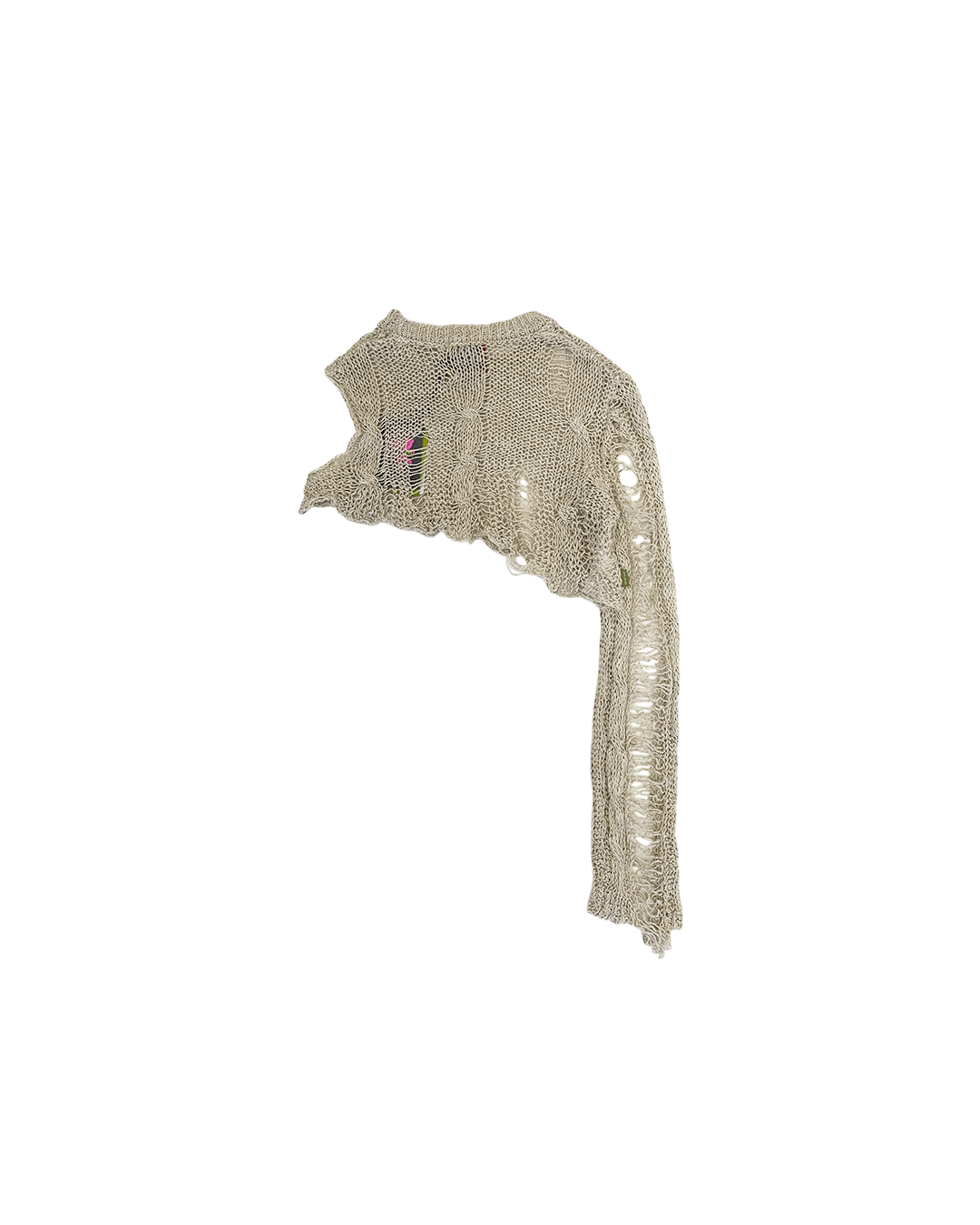 Heaven by Marc Jacobs Heaven by Marc Jacobs Distressed Cropped Sweater Size S / US 4 / IT 40 - 5 Thumbnail