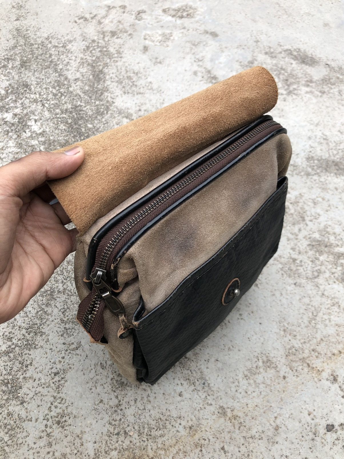 Diesel FULLY LEATHER DIESEL BLACK GOLD SLINGBAG Size ONE SIZE - 3 Thumbnail