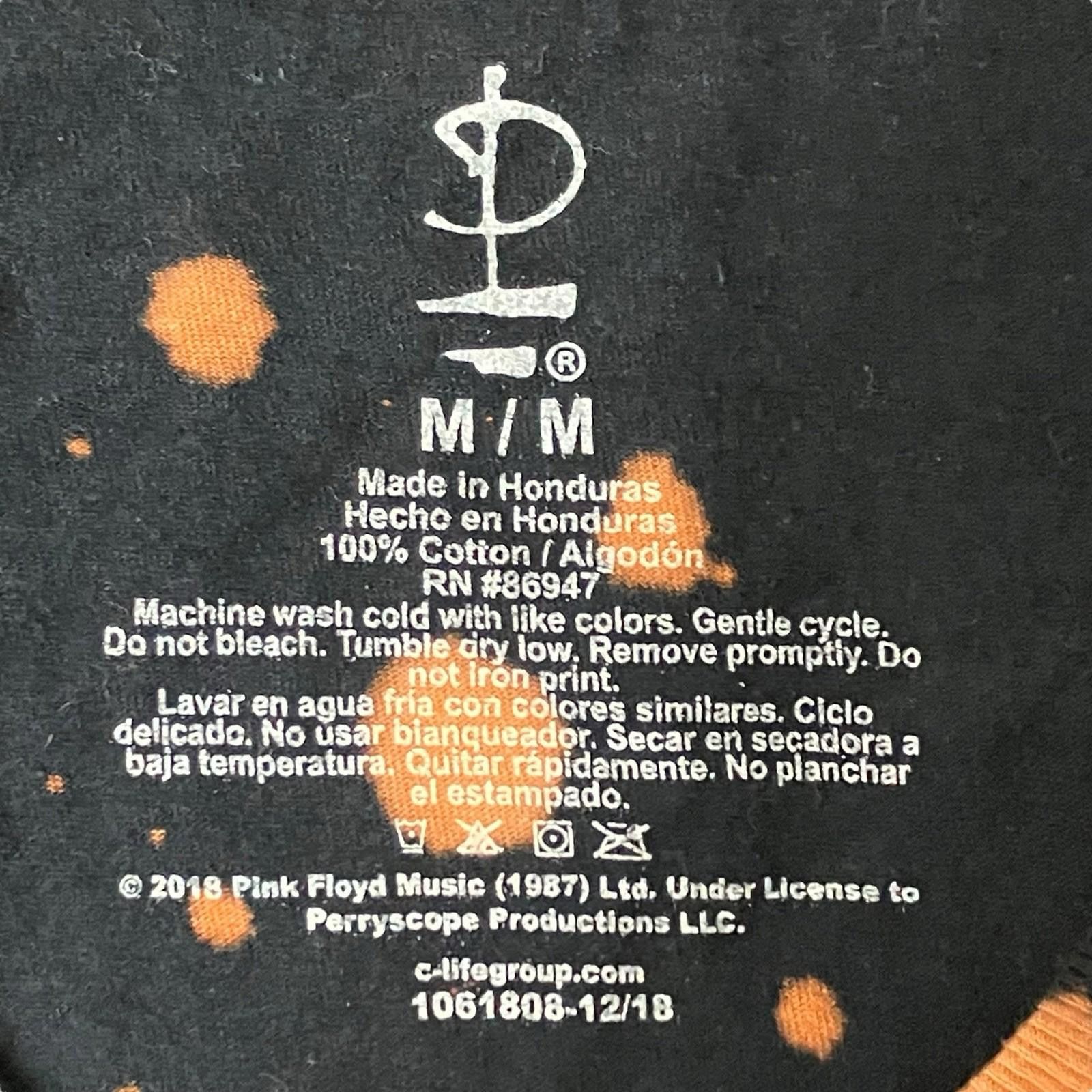 Pink Floyd Pink Floyd T-Shirt Mens M Black Dark Side Of Moon Bleached Size US M / EU 48-50 / 2 - 4 Thumbnail