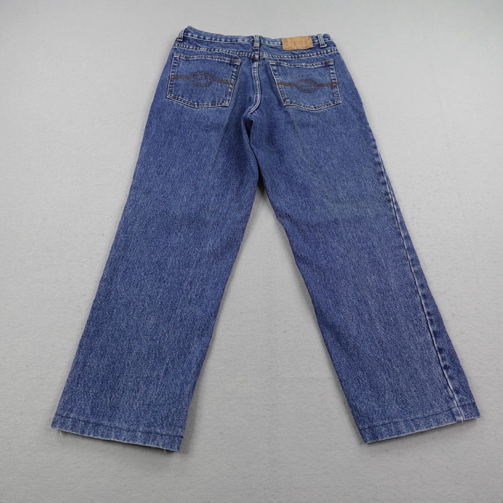 Vintage VINTAGE Solo Semore Jeans Men 34x32 Denim Blue Straight Regular Fit Skater Y2K Mens Size US 34 / EU 50 - 4 Thumbnail