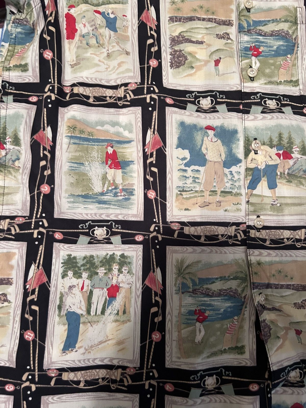 Reyn Spooner Vintage Reyn Spooner Golf Aloha Shirt Medium Egyptian Cotton Size US M / EU 48-50 / 2 - 4 Thumbnail