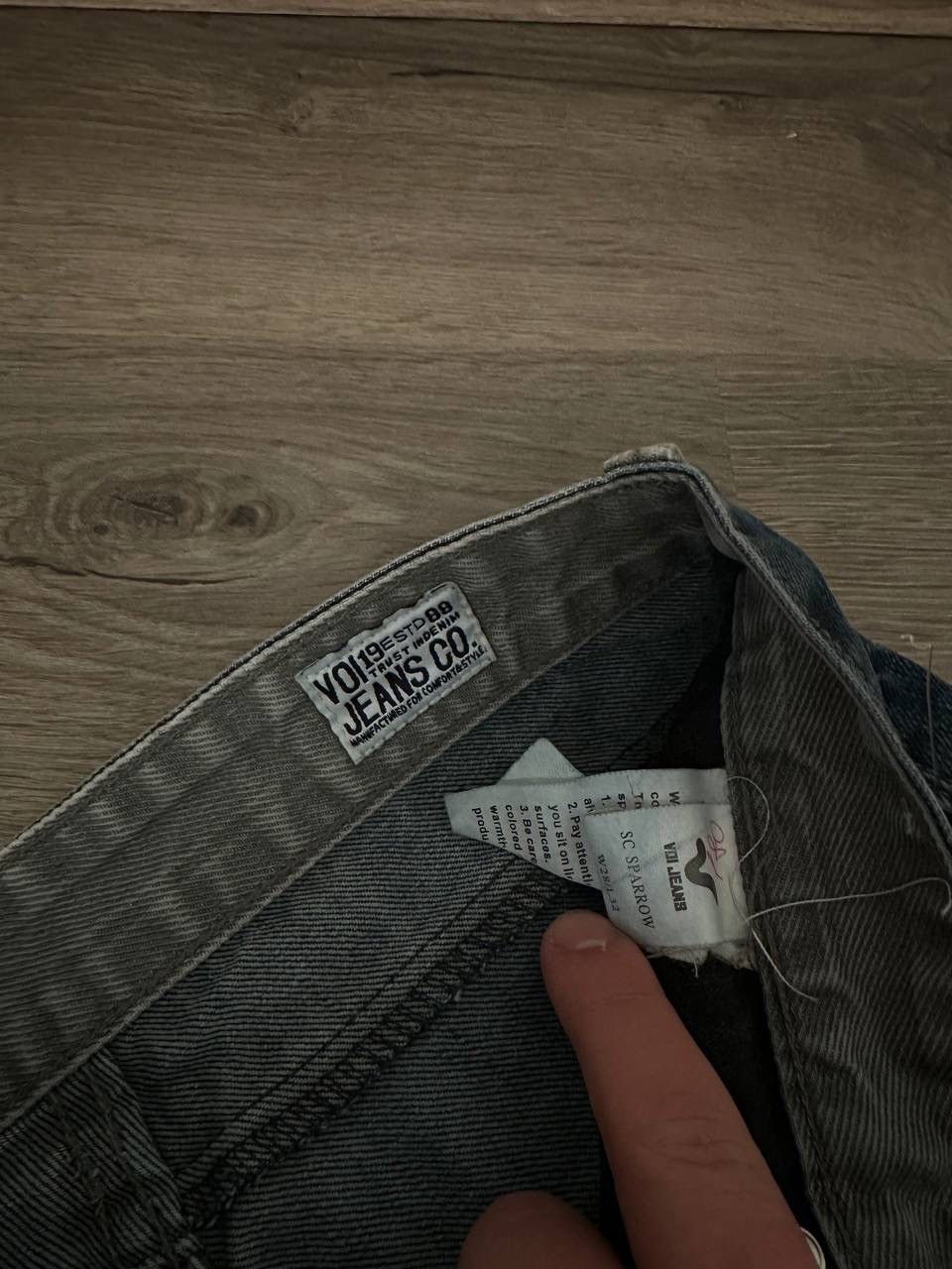 Japanese Brand × Vintage Vintage Japanese Denim Big Logo Y2K Pants Size US 28 / EU 44 - 15 Thumbnail