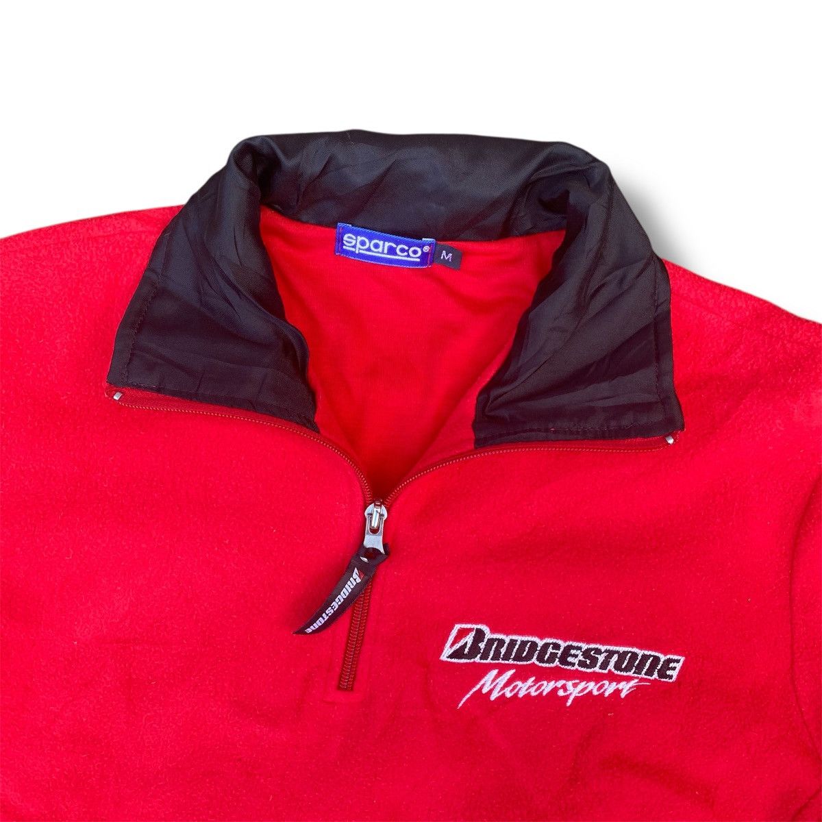 Sports Specialties Vintage Bridgestone Motorsports Racing Team Sparco Fleece Size US M / EU 48-50 / 2 - 2 Thumbnail