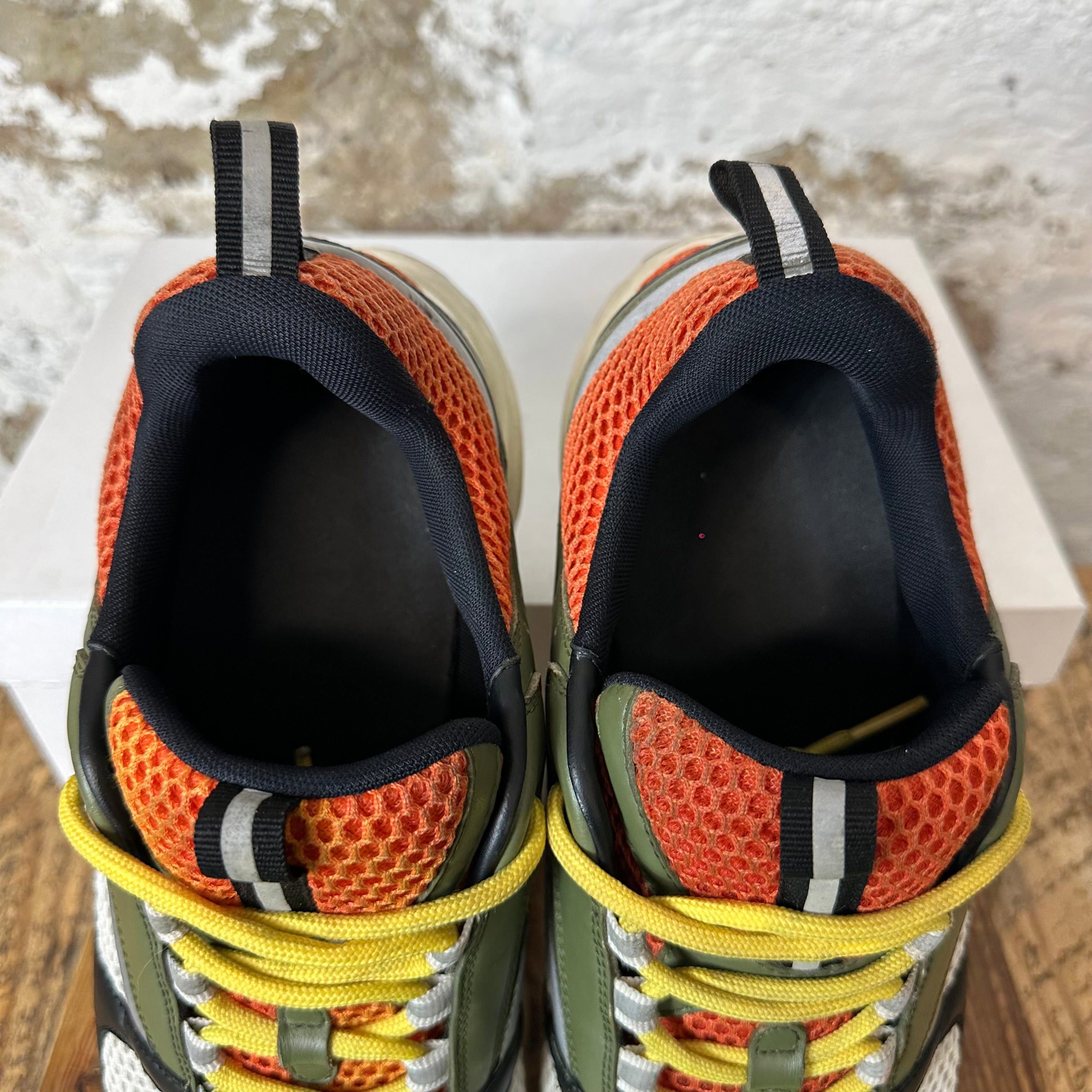 Dior Dior B22 Green Orange White Sneaker Sz 12 (45) Size US 12 / EU 45 - 4 Thumbnail