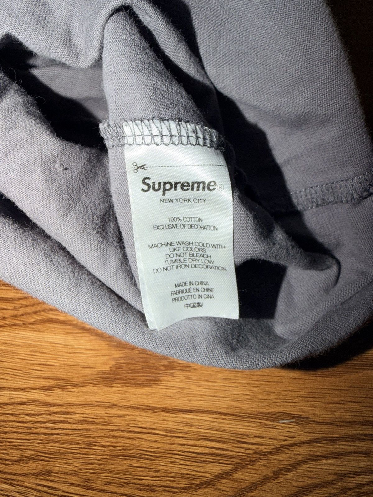 Supreme Supreme Small Box Long Sleeve Tee Grey Size Medium Size US M / EU 48-50 / 2 - 3 Thumbnail