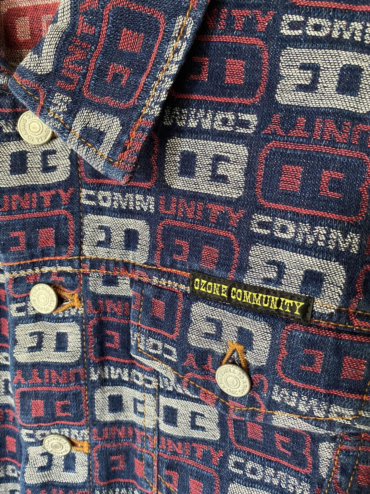 Beauty Beast × Hysteric Glamour × Japanese Brand 1980s Ozone community Hysteric Glamour jacquard jacket Size S / US 4 / IT 40 - 6 Thumbnail