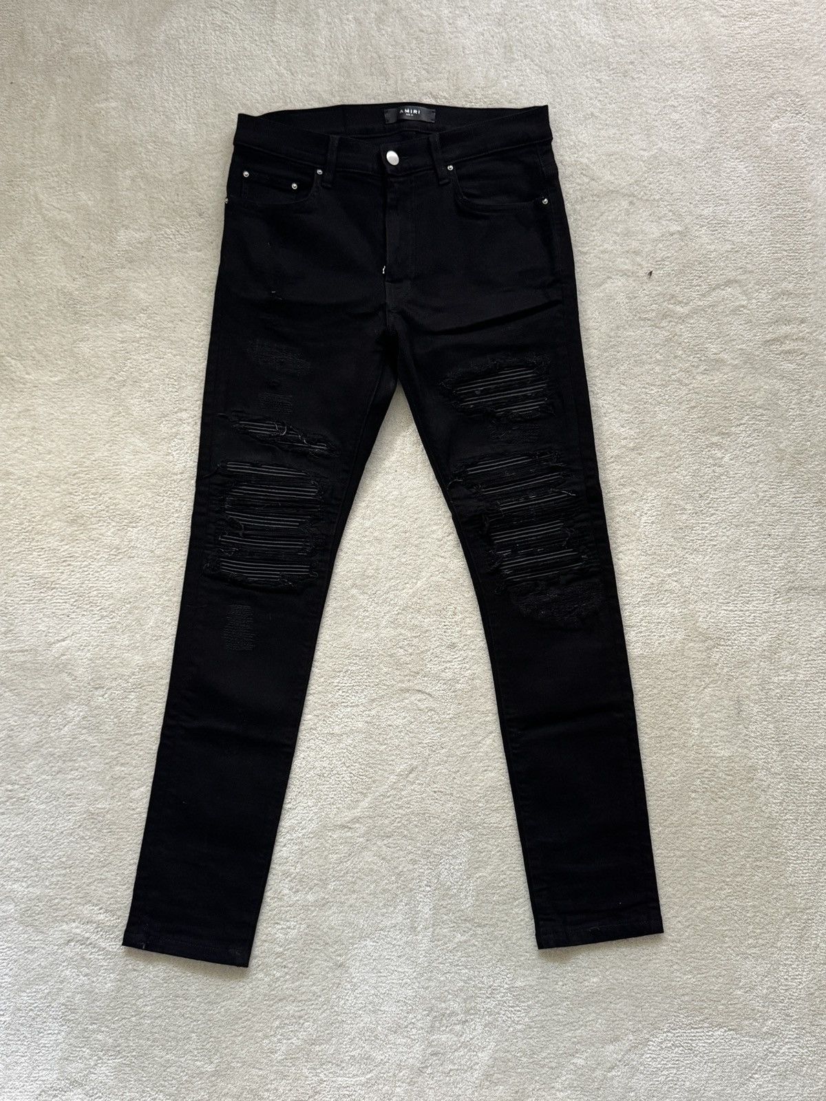 Amiri 💠Amiri💠 OG MX1 BLACK (31) Size US 31 - 1 Thumbnail