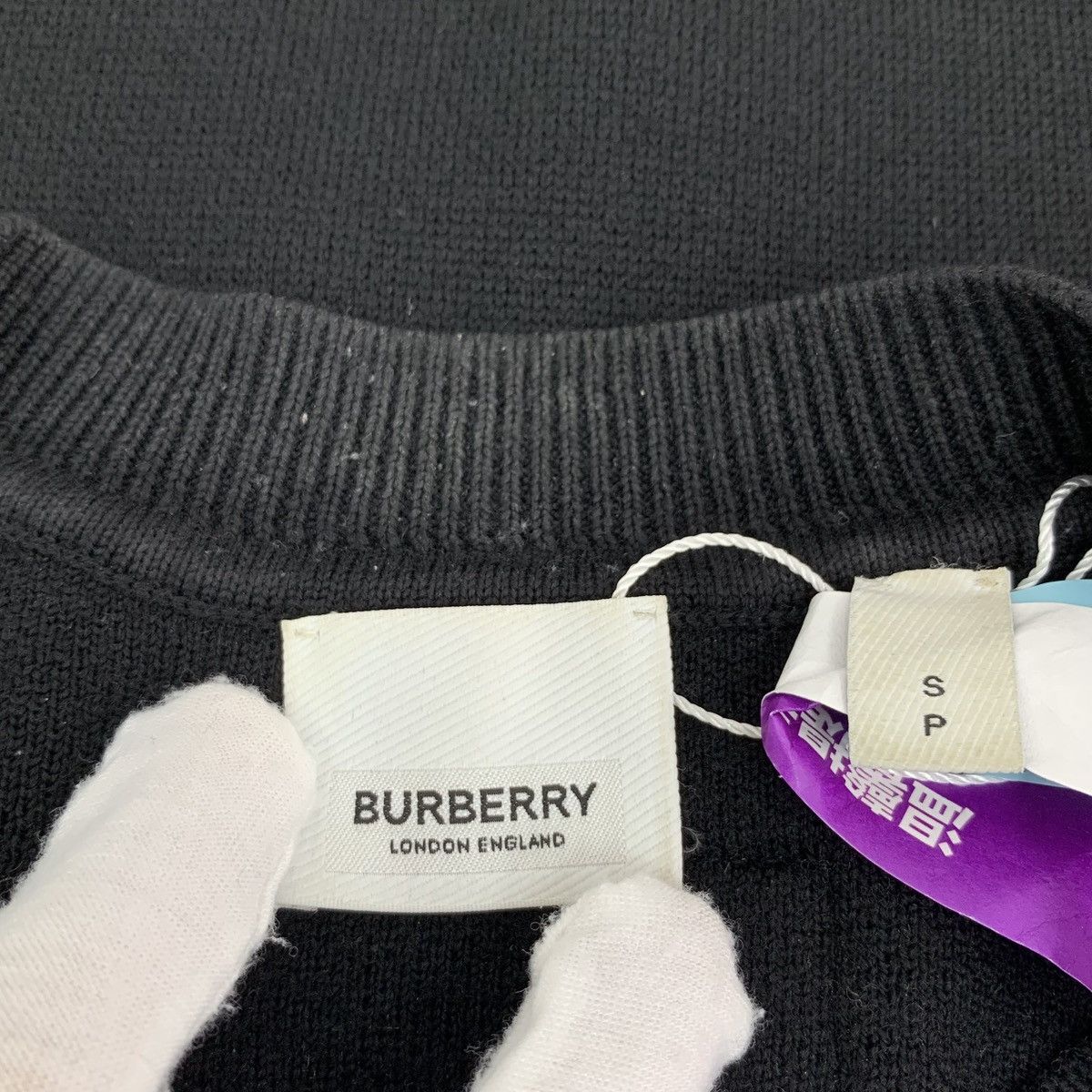 Burberry Burberry Pattern Printed Wool Long Sleeve Sweatshirt K26WX Size US S / EU 44-46 / 1 - 8 Thumbnail