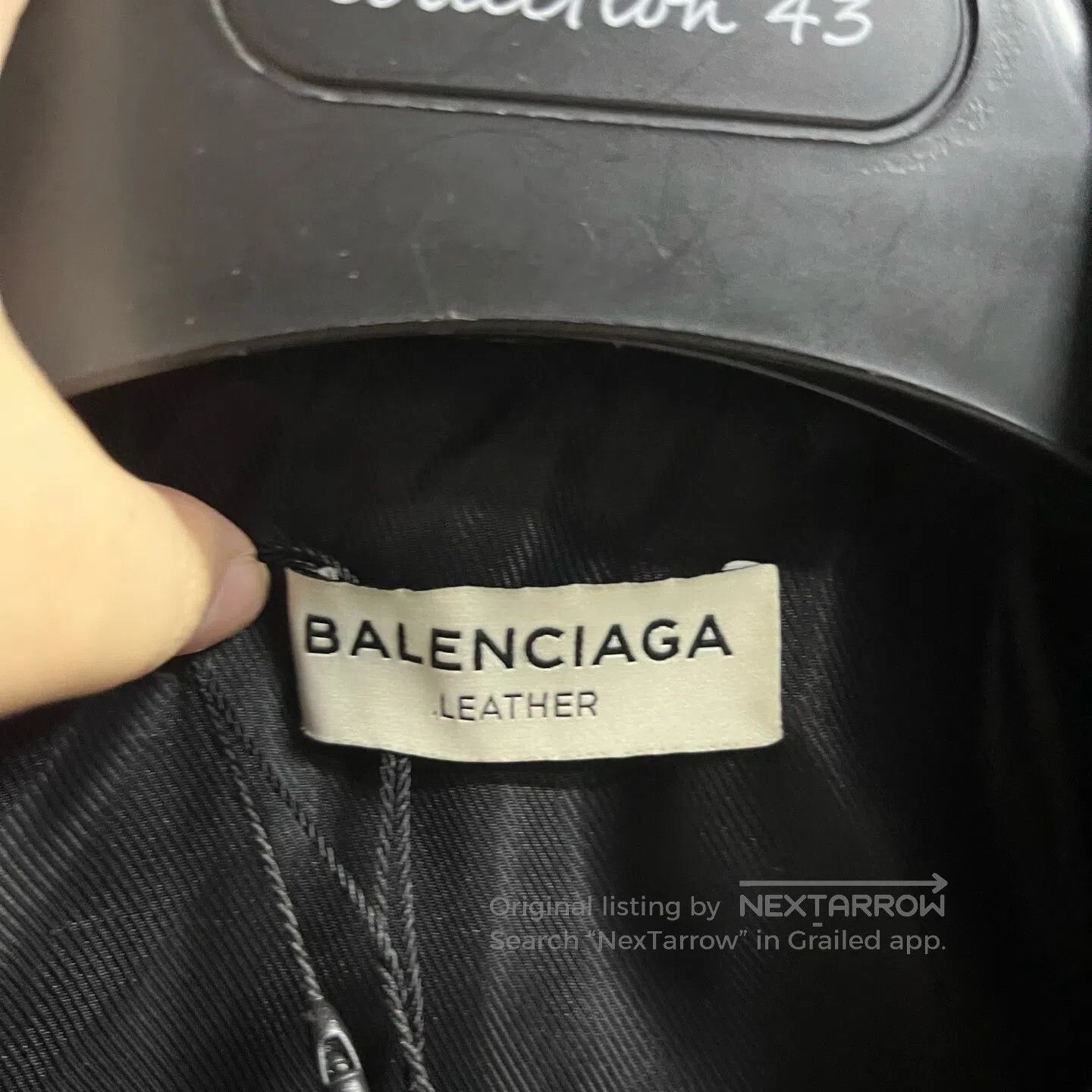 Balenciaga Balenciaga Flap-collared leather jacket| Size S / US 4 / IT 40 - 2 Thumbnail