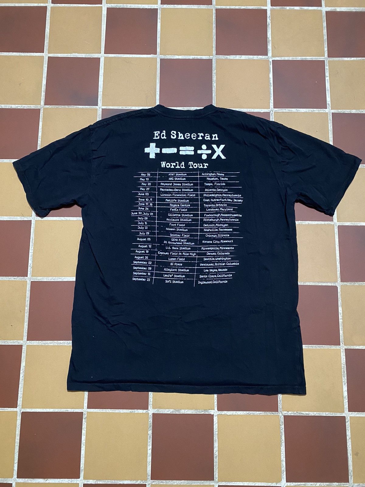 Band Tees × Vintage Ed Sheeran World Tour Shirt Size US XXL / EU 58 / 5 - 3 Thumbnail