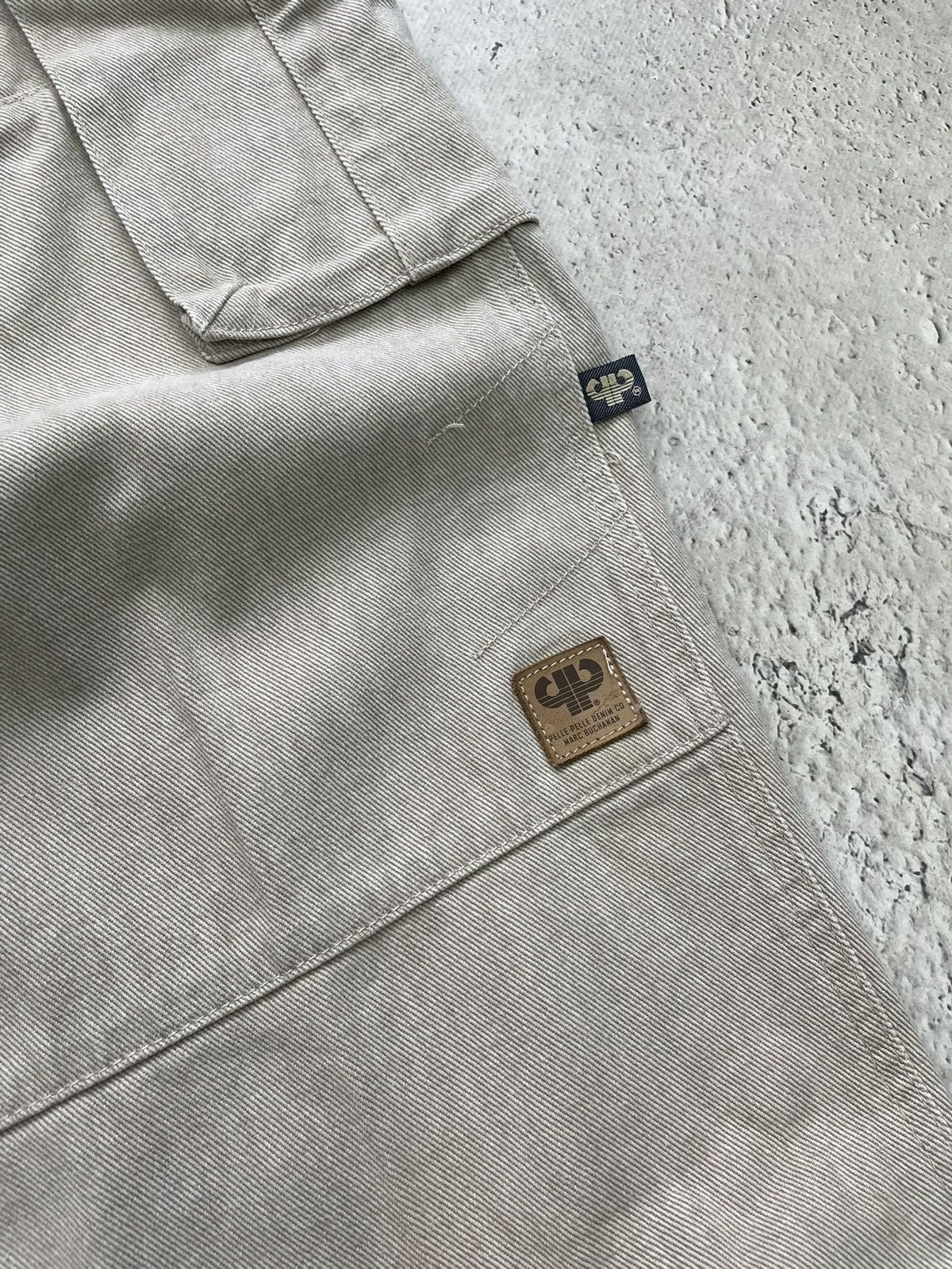 Pelle Pelle Pelle Pelle Denim Cargo Pants Y2K Workwear rare vintage Size US 32 / EU 48 - 6 Thumbnail