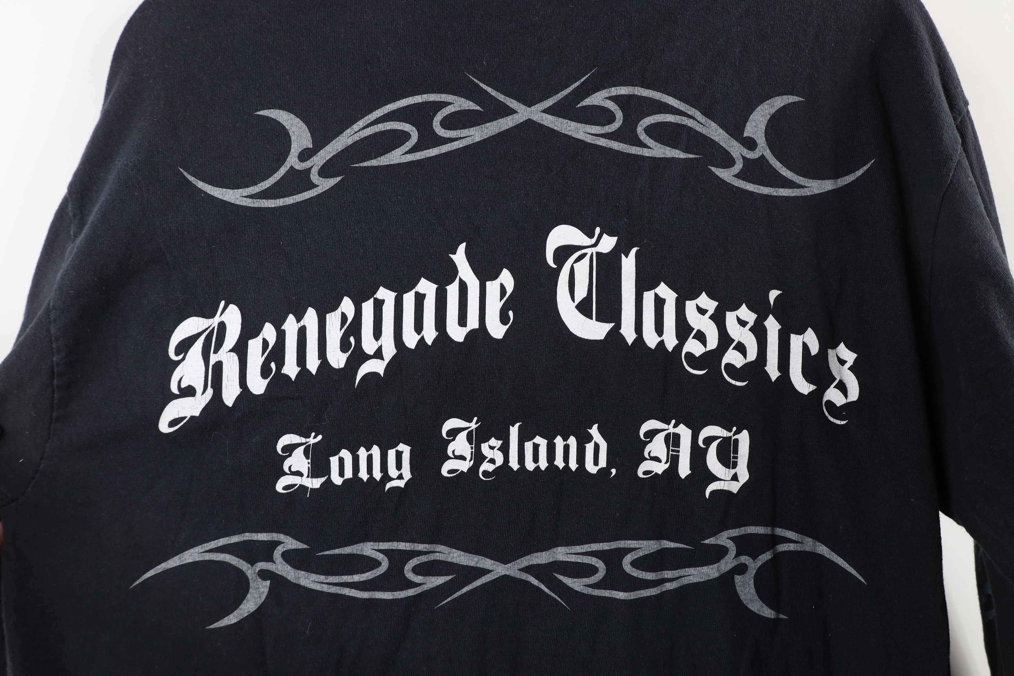Vintage Vintage Y2K Streetwear Cross Motorcycle Long Sleeve T-Shirt Size US M / EU 48-50 / 2 - 9 Thumbnail