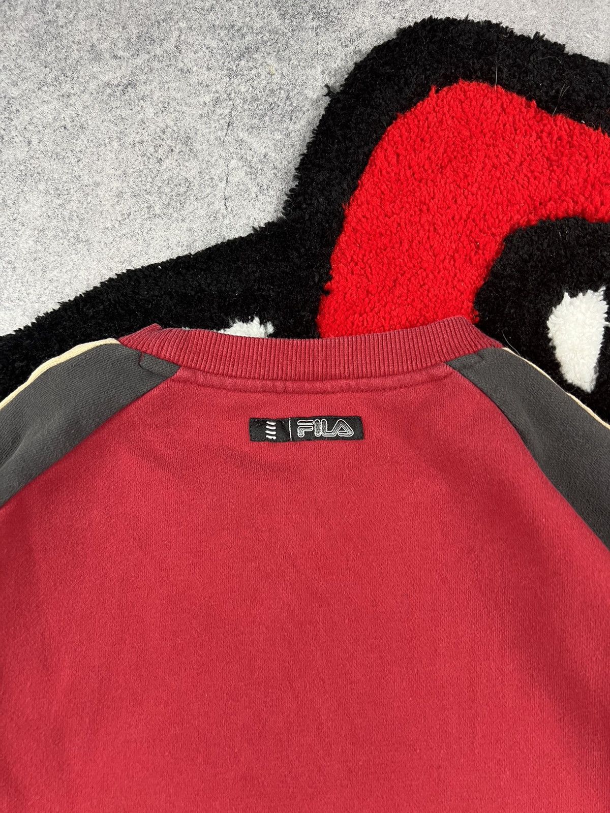 Fila Vintage Fila Big Centr Logo Retro Red Y2K Sweatshirt Size US L / EU 52-54 / 3 - 8 Thumbnail