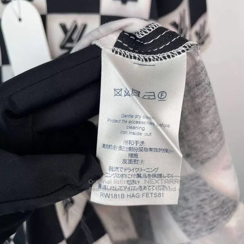 Louis Vuitton Louis Vuitton Black checkerboard chain short sleeve Size US S / EU 44-46 / 1 - 9 Thumbnail