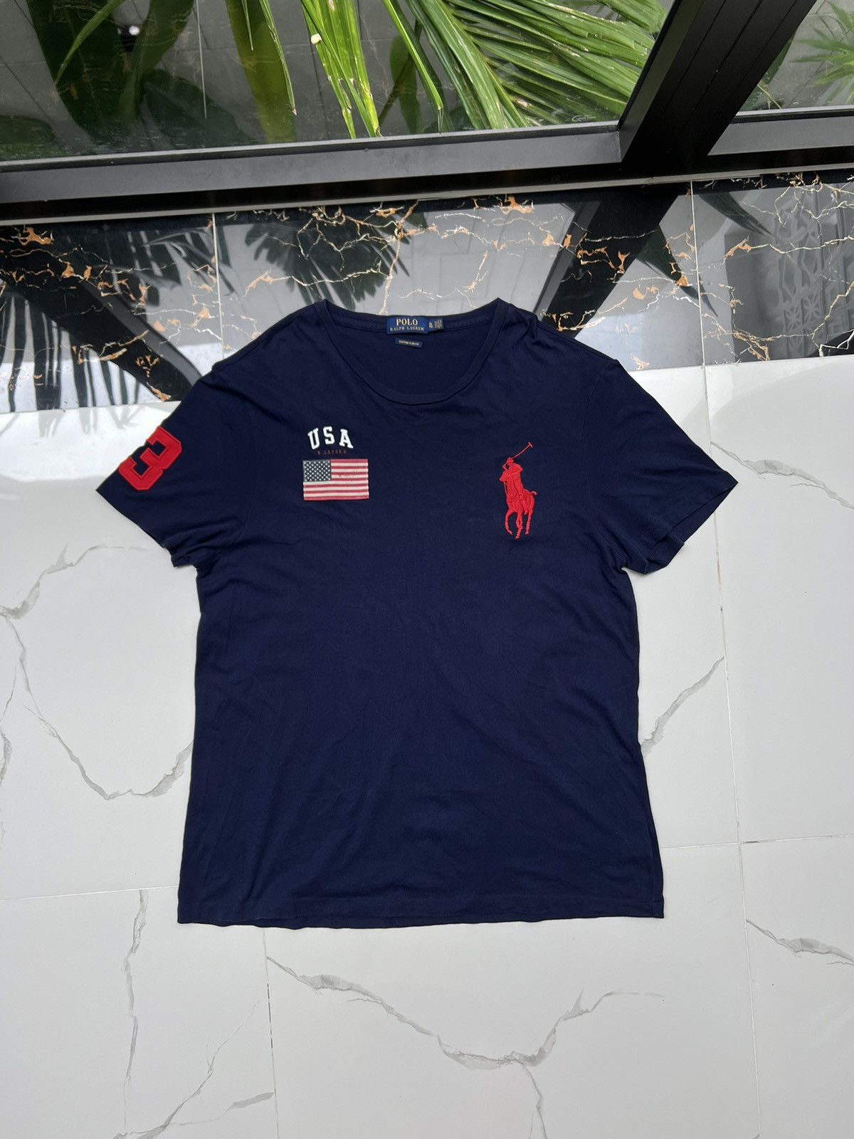 Polo Ralph Lauren × Vintage 90’s POLO RALPH LAUREN Y2K USA RARE TEE Size US XL / EU 56 / 4 - 1 Thumbnail