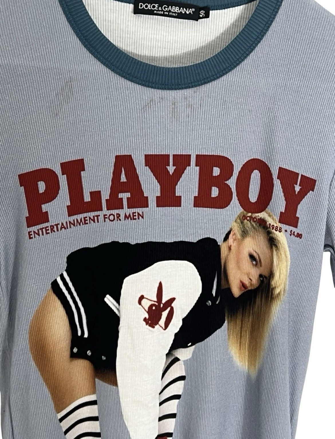 Dolce & Gabbana Dolce & Gabbana X Playboy Short Sleeve T-Shirt 50 Men's Size US M / EU 48-50 / 2 - 2 Thumbnail