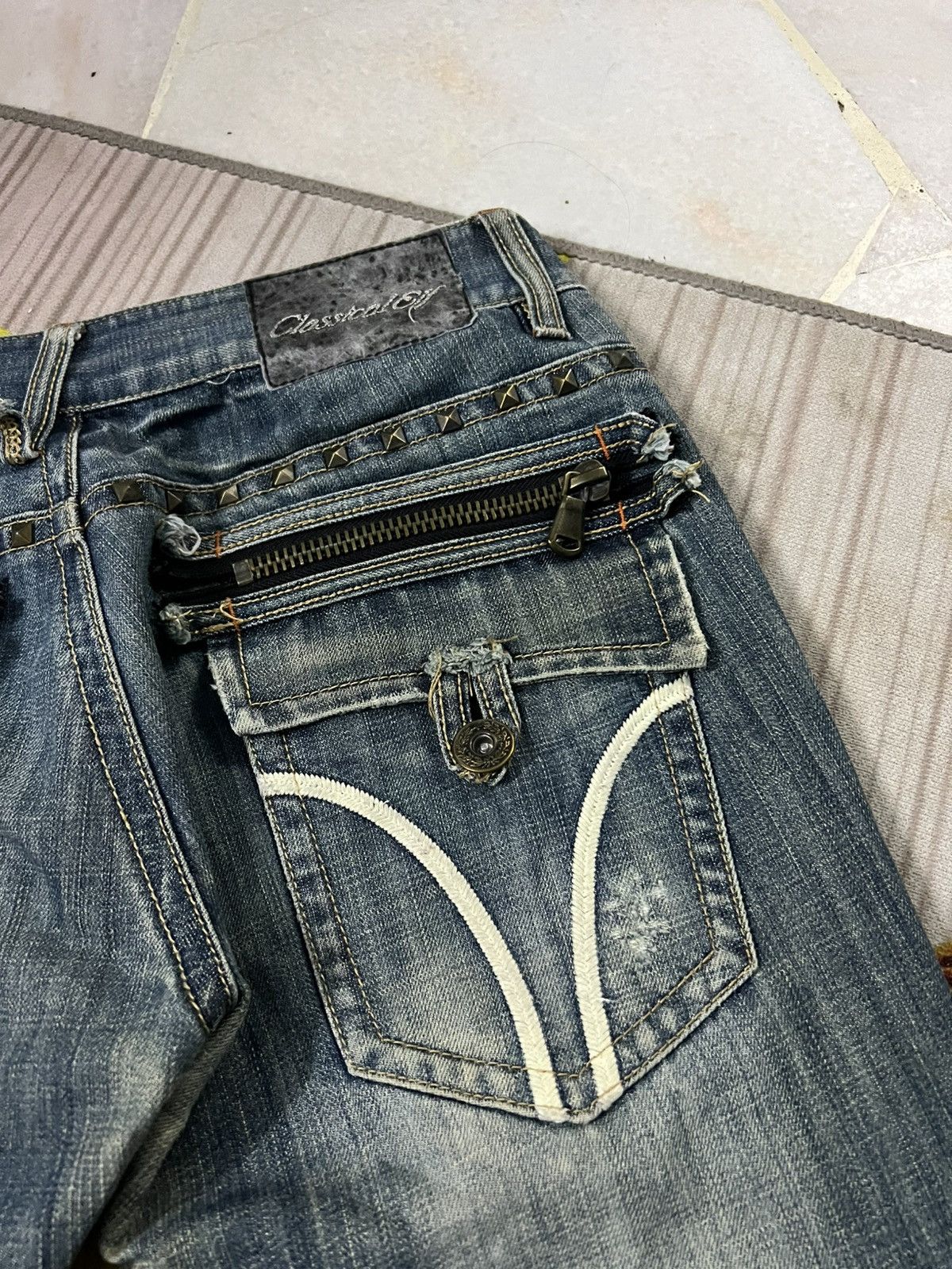 Japanese Brand 💥Classical Japanese Brand Distress Jean Size US 30 / EU 46 - 19 Thumbnail