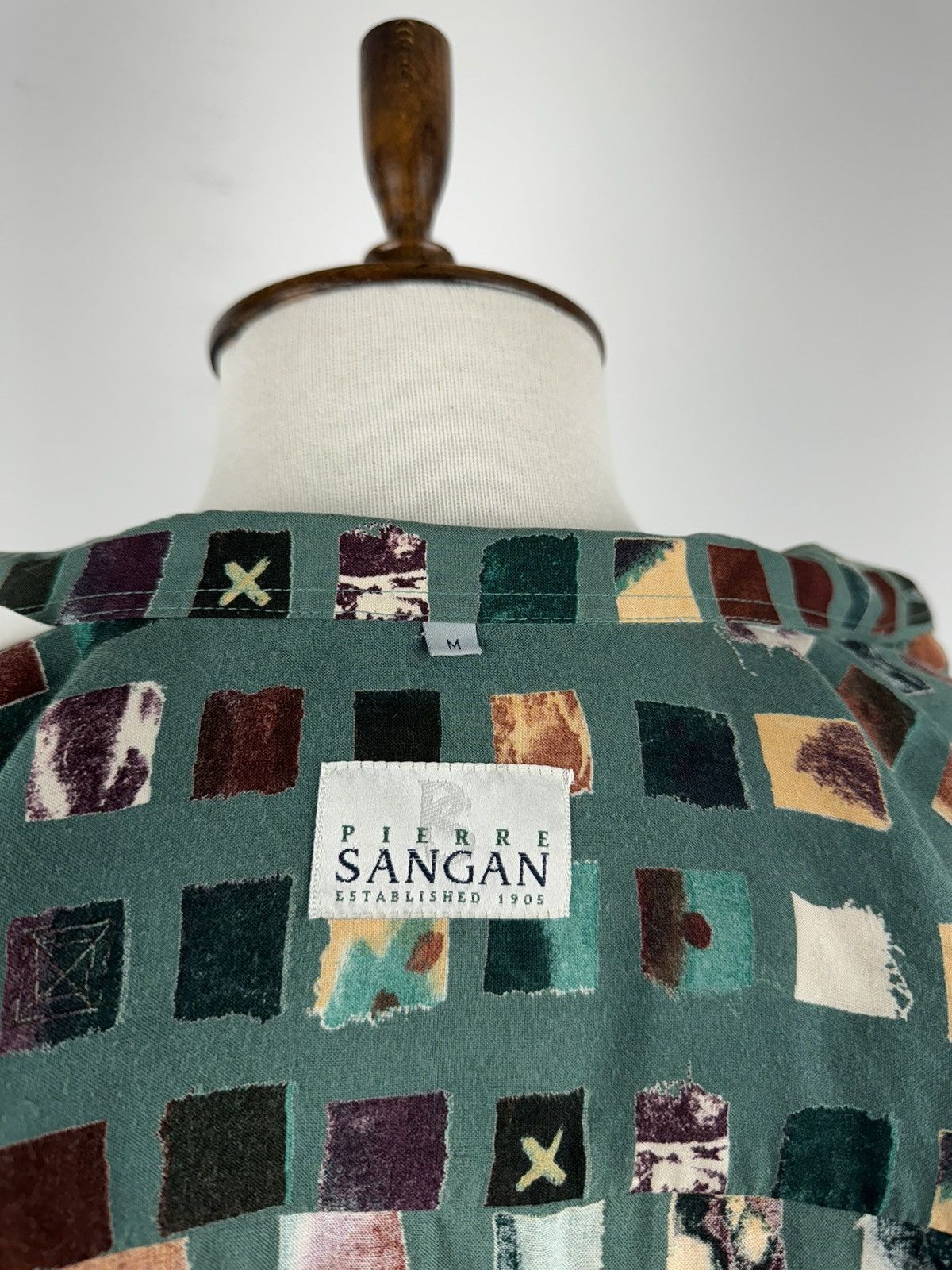 Japanese Brand × Vintage Vintage Pierre Sangal Multicoloured Short Sleeve Shirt Size US M / EU 48-50 / 2 - 6 Thumbnail