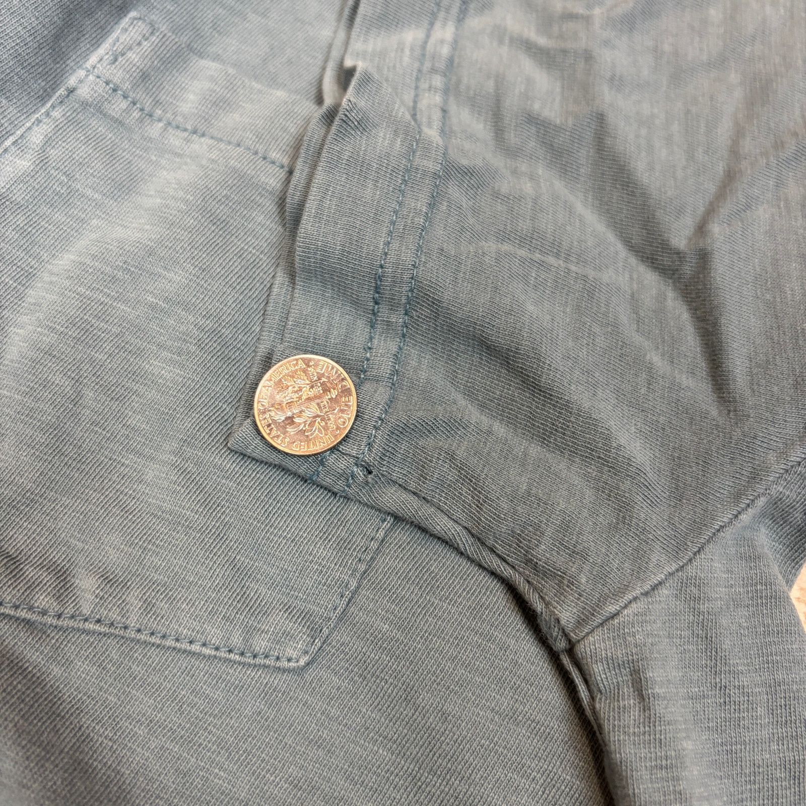 Faherty Faherty Sunwashed Pocket Tee Organic Cotton T Shirt Men's S Size US S / EU 44-46 / 1 - 9 Thumbnail
