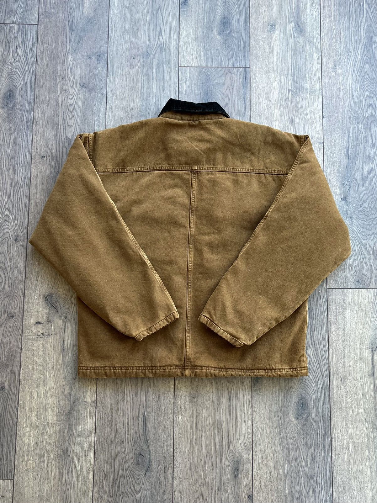 Stussy Stussy Washed Canvas Shop Jacket Bronze Medium Size US M / EU 48-50 / 2 - 5 Thumbnail