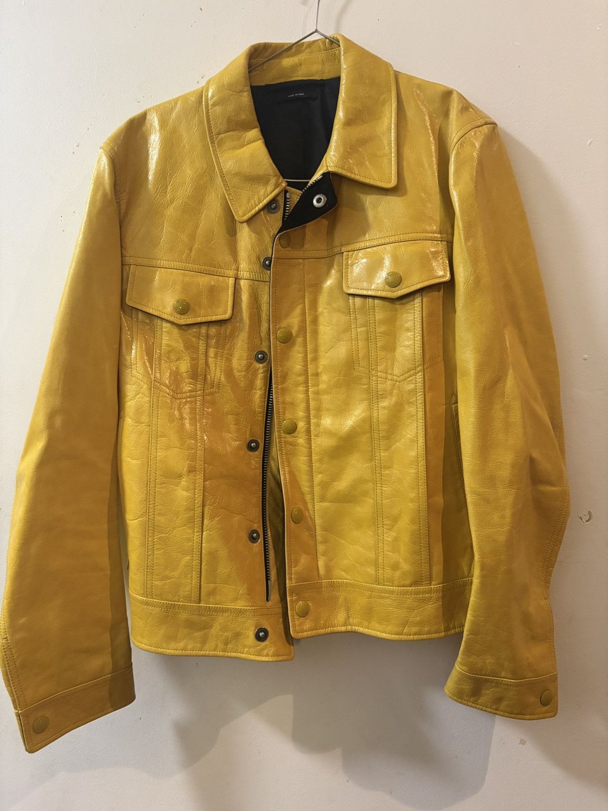 Tom Ford sample!! Tom Ford 2018 leather calfskin jacket Size US M / EU 48-50 / 2 - 1 Thumbnail