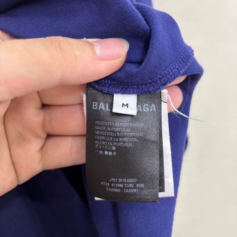 Balenciaga Balenciaga Semi-high Neck Top Model Slim Fit Short Sleeve Size US M / EU 48-50 / 2 - 4 Thumbnail