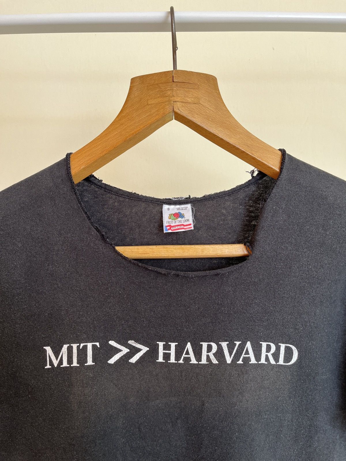Vintage Rare ⚡️ Vintage 90s MIT >> HARVARD Size US S / EU 44-46 / 1 - 1 Thumbnail