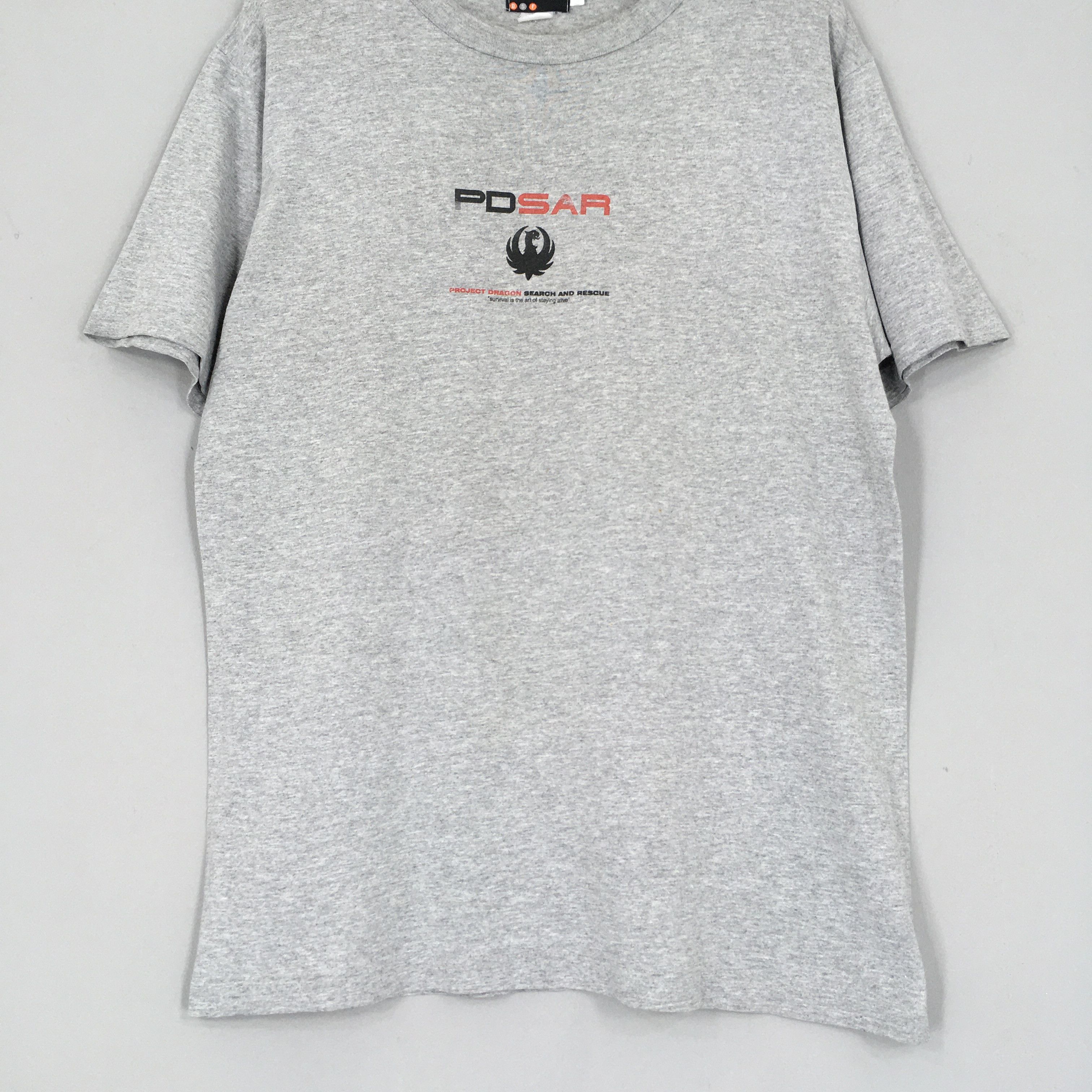 Futura × Japanese Brand Vintage Project Dragon SAR Gray T Shirt Large Size US L / EU 52-54 / 3 - 3 Thumbnail