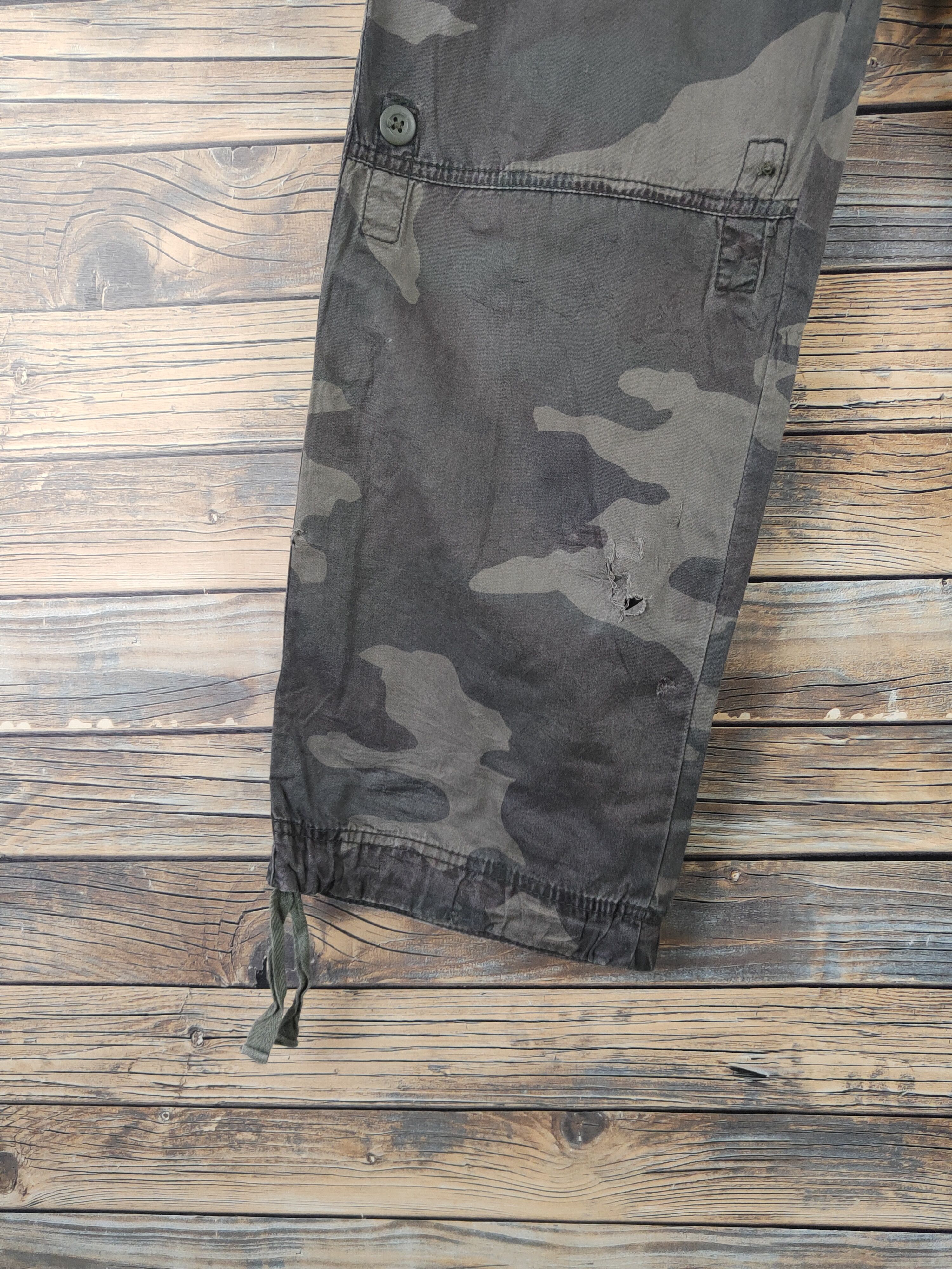 Japanese Brand DL Uniqlo Camouflage Multipocket Cargo Pants #46-259T Size US 32 / EU 48 - 5 Thumbnail