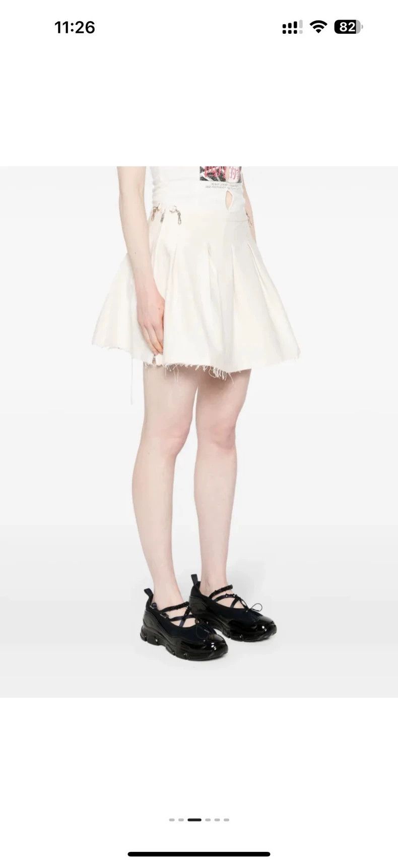 Our Legacy Our Legacy size36 White skirt Size M / US 6-8 / IT 42-44 - 2 Thumbnail