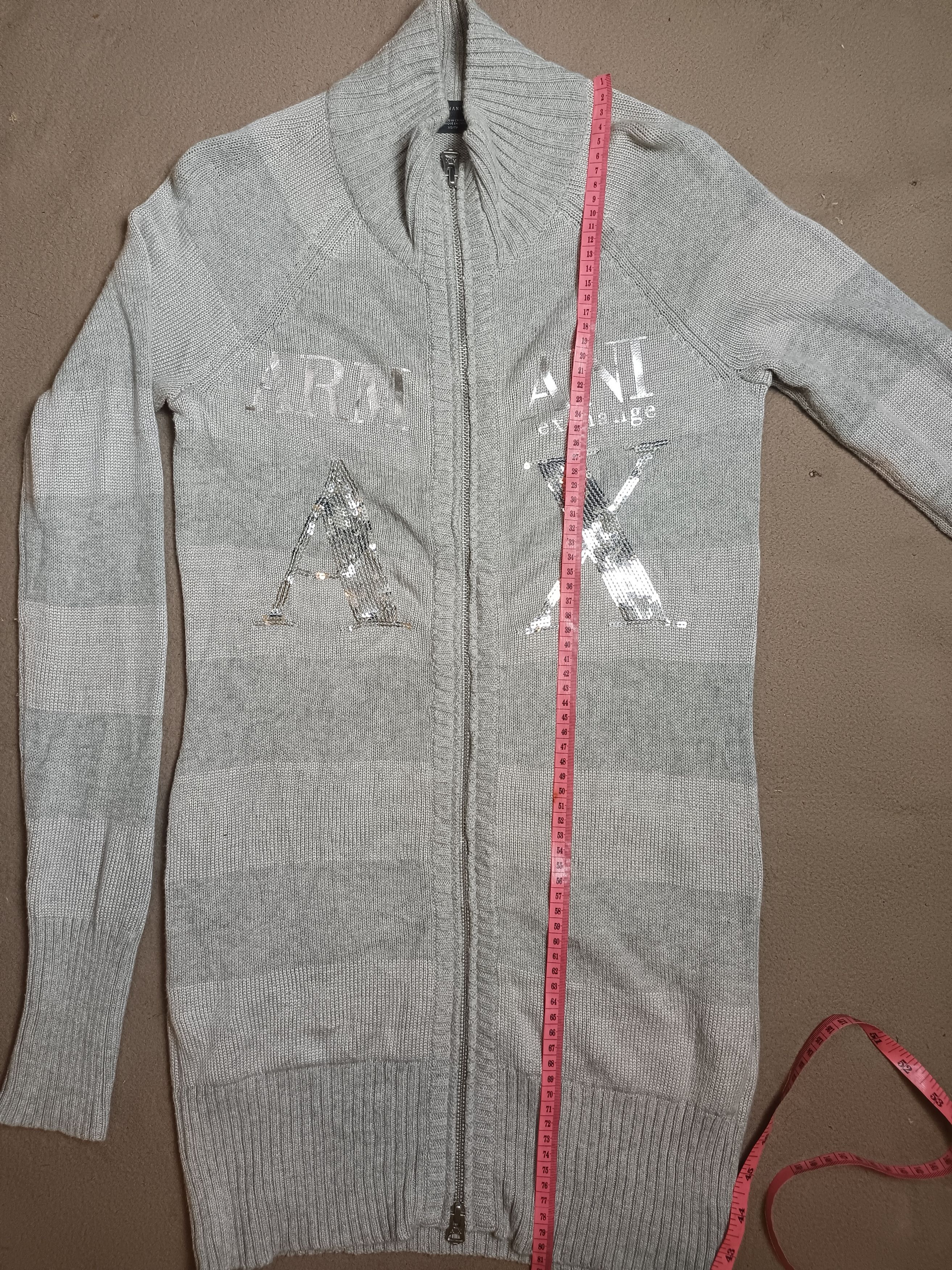 Armani Exchange AX Armani Exchange Knitted Zipper Sweater Size XS / US 0-2 / IT 36-38 - 6 Thumbnail