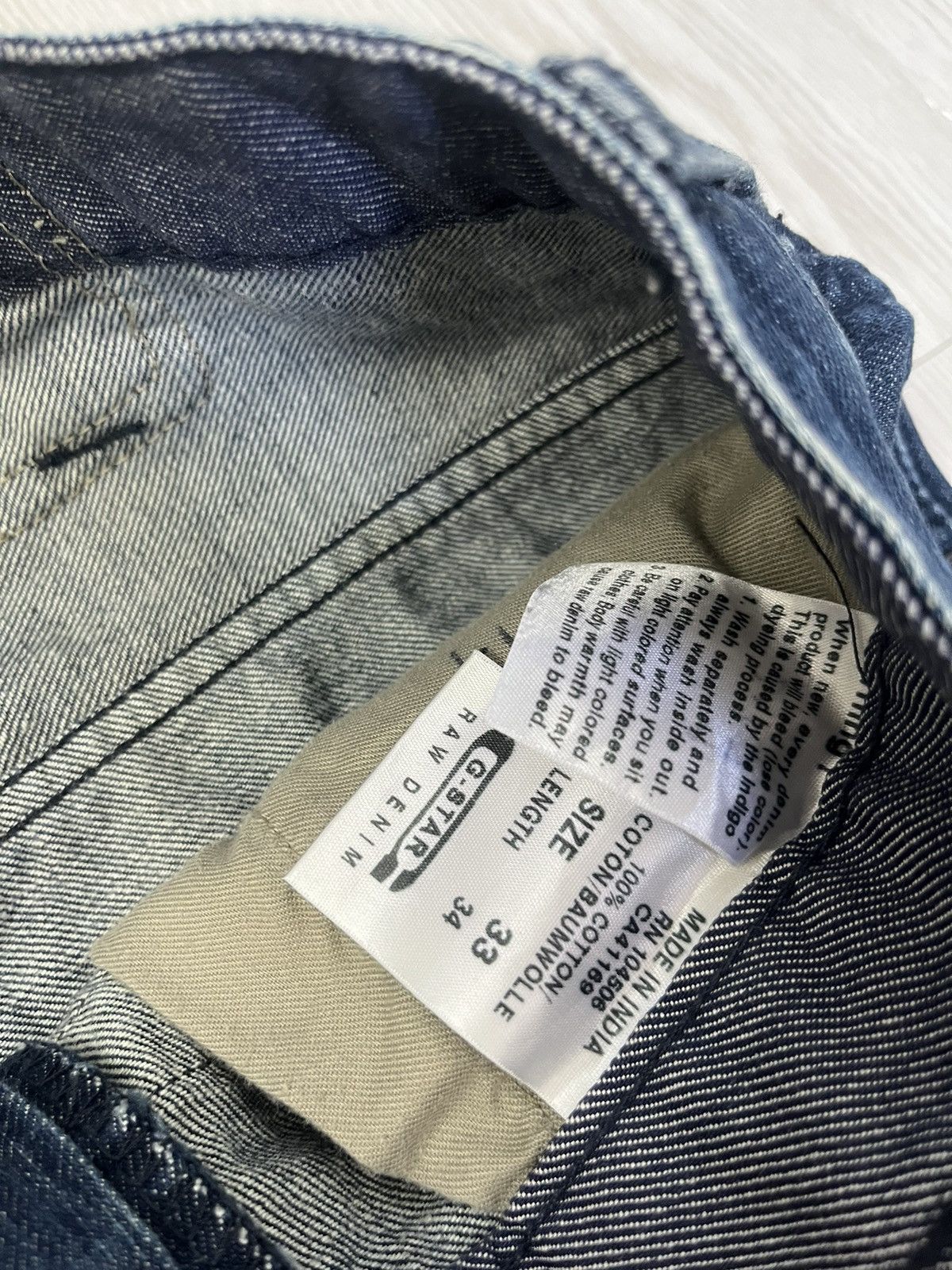 G-Star G-Star Raw double Knee Zipper Jeans Size US 33 - 12 Thumbnail