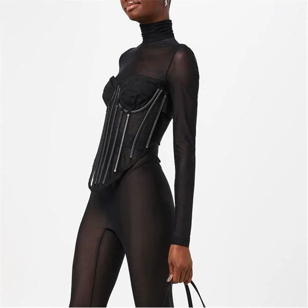 Dolce & Gabbana o1g2r1mq1024 Crop Top in Nero Size S / US 4 / IT 40 - 4 Thumbnail