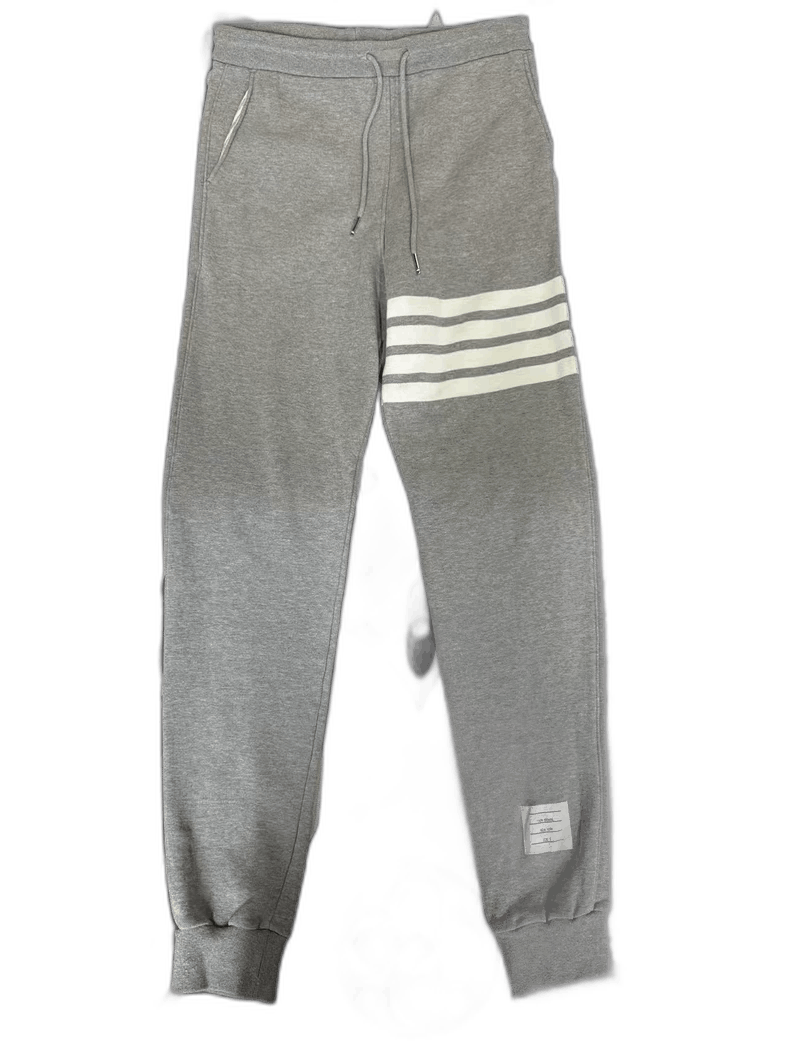 Thom Browne Classic Gray Striped Sweatpants for Comfort Size US 26 / EU 42 - 1 Thumbnail