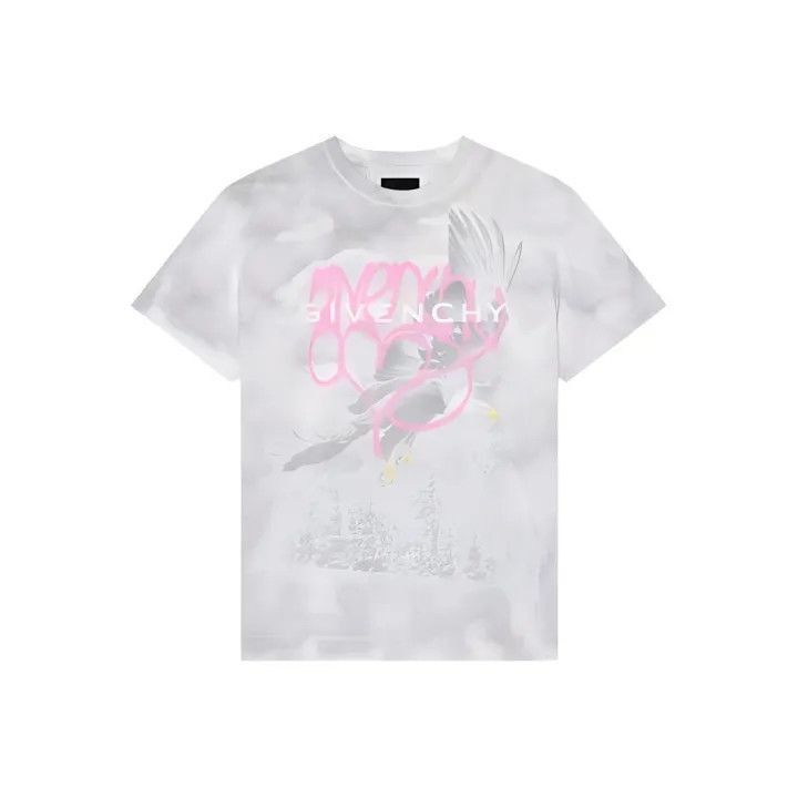 Givenchy Givenchy Givenchy Graffiti Print Short Sleeve TShirt -2507 Size US L / EU 52-54 / 3 - 1 Thumbnail