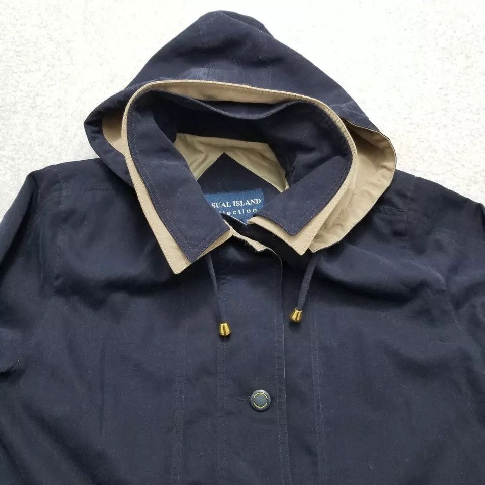 Other Casual Island Jacket Womens Small Medium Blue Pockets Zip Size M / US 6-8 / IT 42-44 - 4 Thumbnail