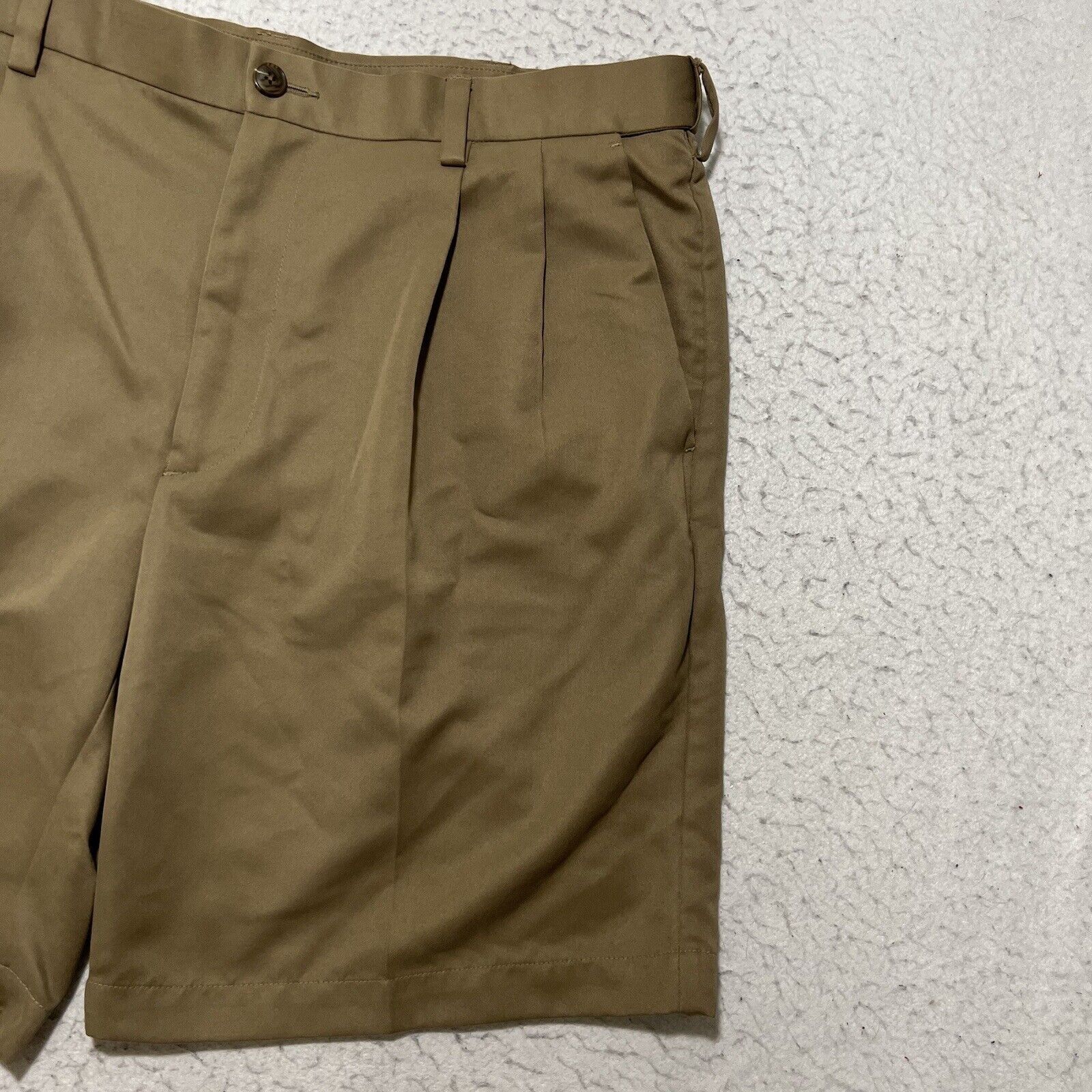 Roundtree & Yorke Roundtree & Yorke Performance Brown 9" Inseam Chino Shorts Size US 38 / EU 54 - 2 Thumbnail