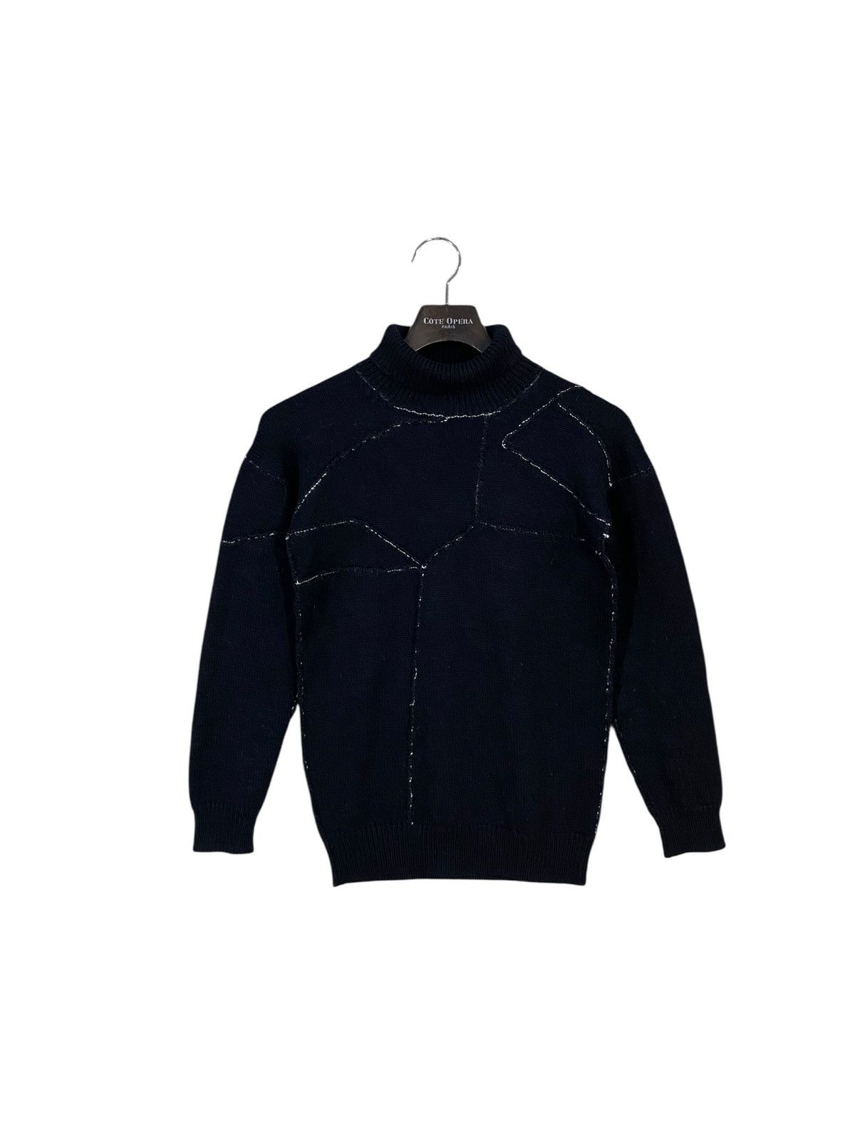 Y's Vintage y's by yohji yamamoto knit wool sweater black rarest Size US M / EU 48-50 / 2 - 7 Thumbnail