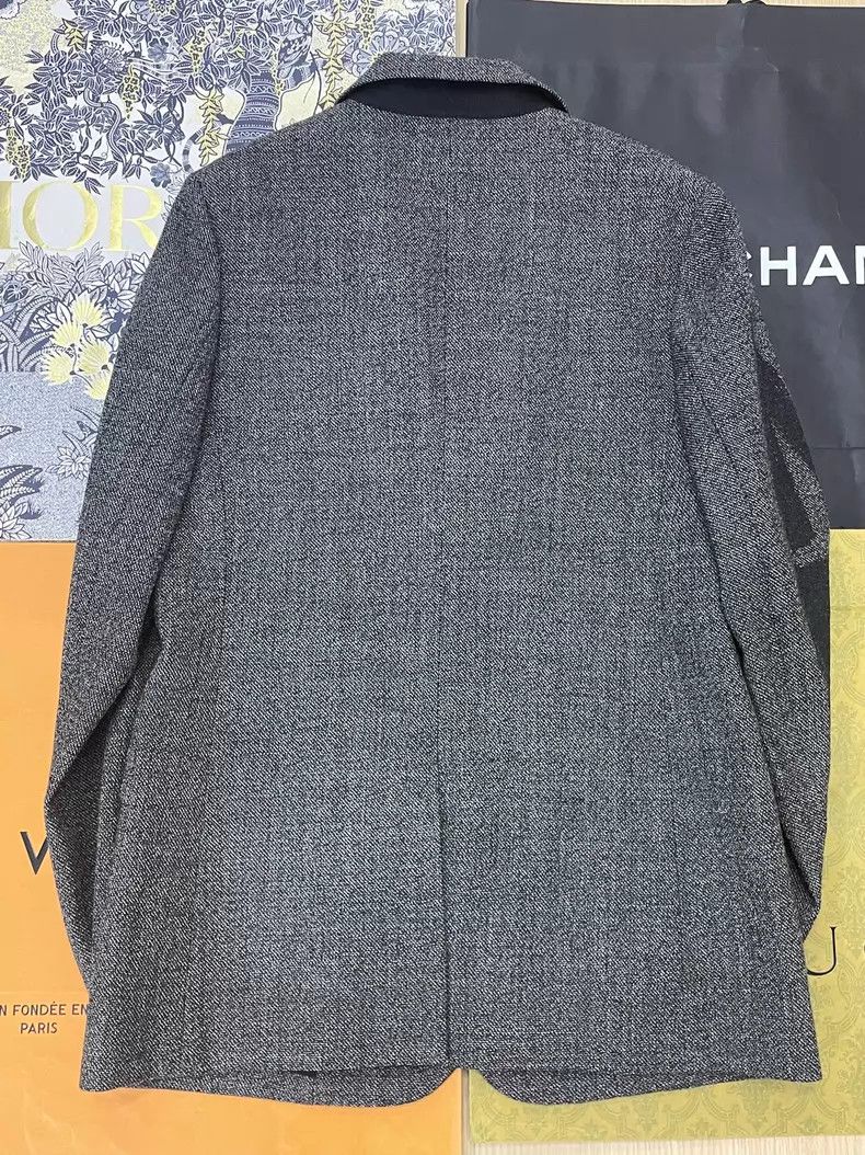 Dior Dior Gray letter suit jacket Size XXS / US 00 / IT 34 - 3 Thumbnail