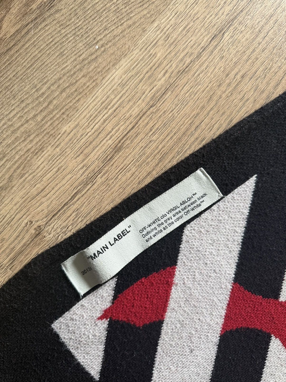 Off-White Off-White FW 19-20 "Bats" Scarf Size ONE SIZE - 5 Thumbnail