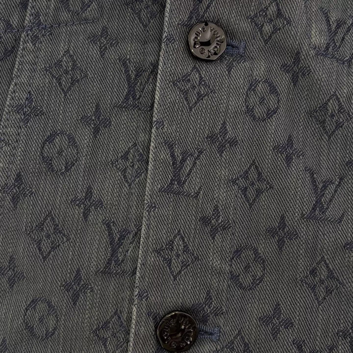 Louis Vuitton LV Monogram Blue Long Sleeve Denim Jacket Size 50 Size US M / EU 48-50 / 2 - 7 Thumbnail
