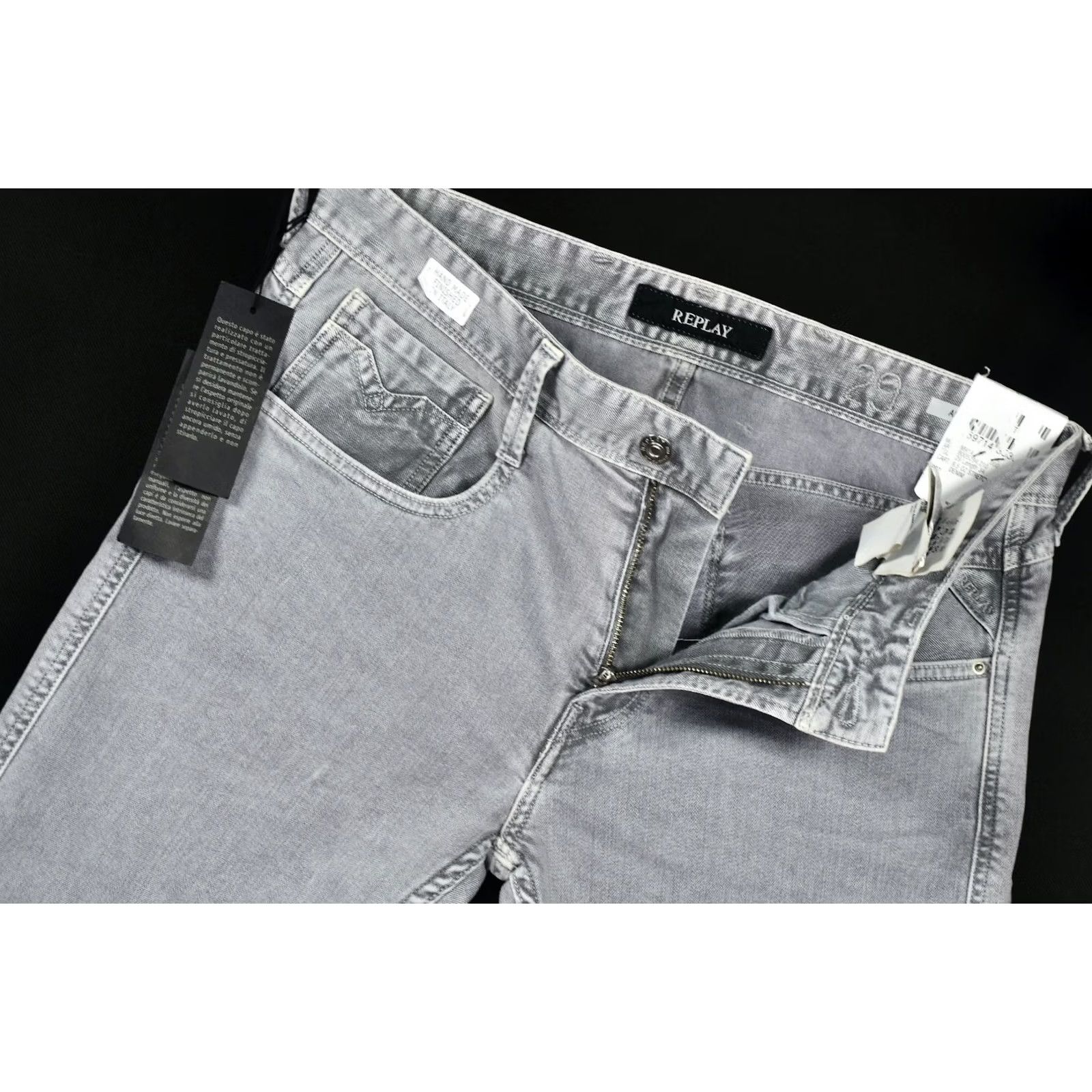 Replay REPLAY ANBASS M914 Slim Skinny Jeans W29 L34 Men Slim Size US 29 - 6 Thumbnail