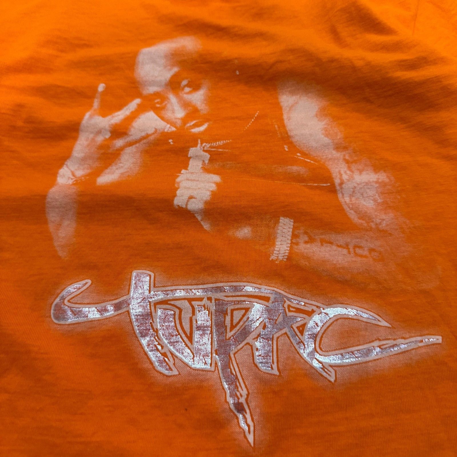 JNCO Vintage JNCO Y2K Orange TuPac T-Shirt Small Size US S / EU 44-46 / 1 - 5 Thumbnail