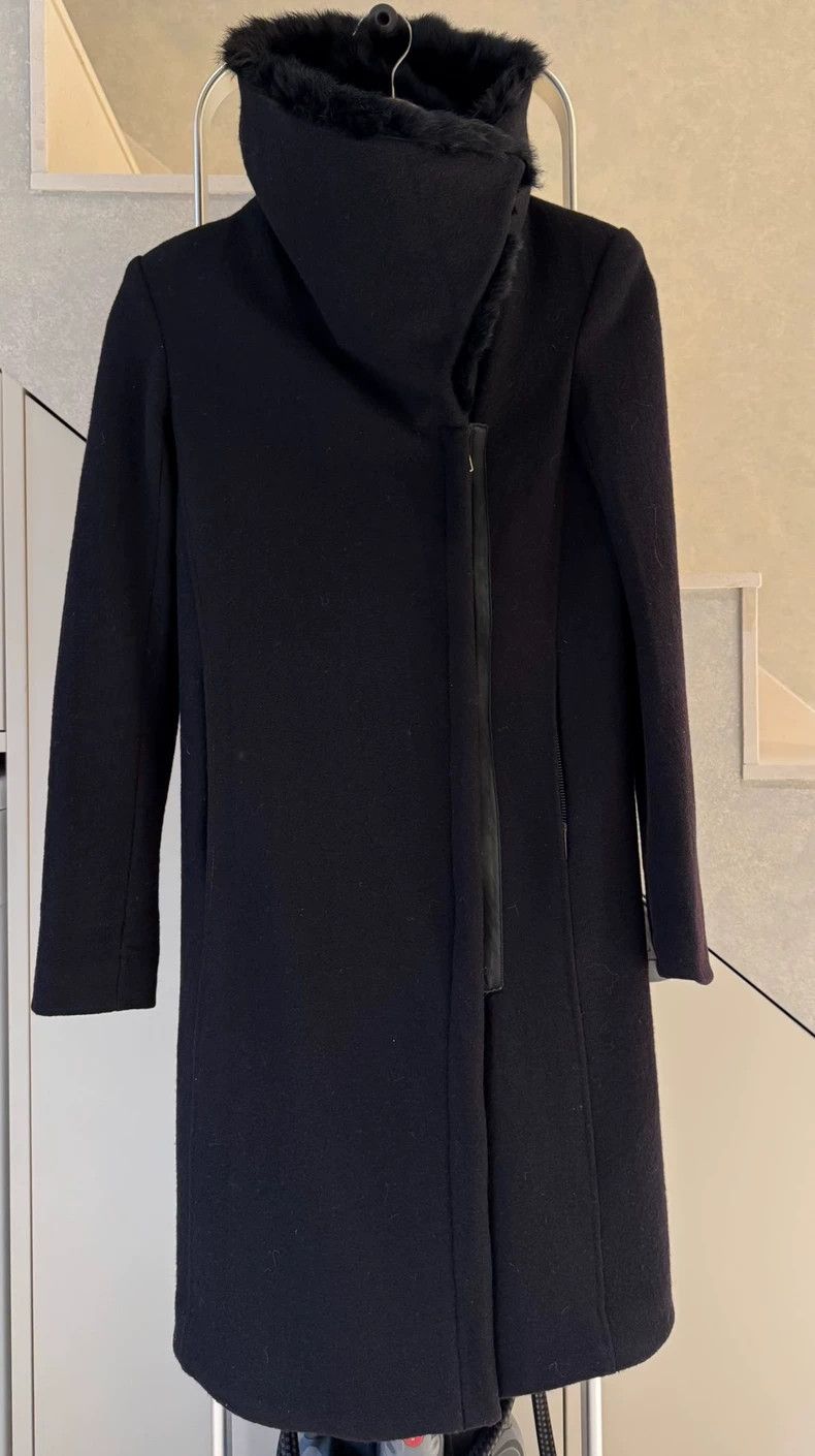 Helmut Lang HELMUT LANG sizeP Black textured fur real rabbit hair long Size XS / US 0-2 / IT 36-38 - 2 Thumbnail