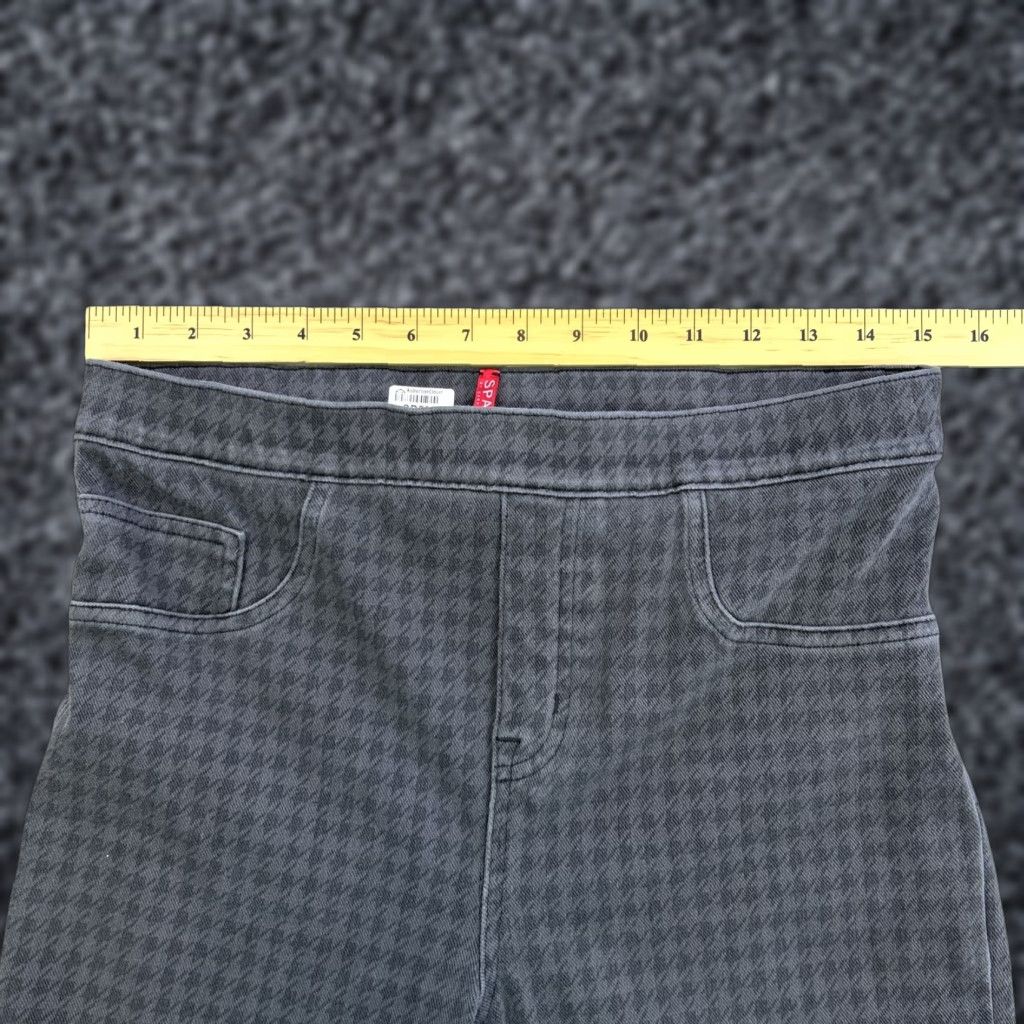Spanx Spanx Jeggings Womens Large Gray Houndstooth Stretch Waist Skinny Casual Size 36" / US 14 / IT 50 - 1 Thumbnail
