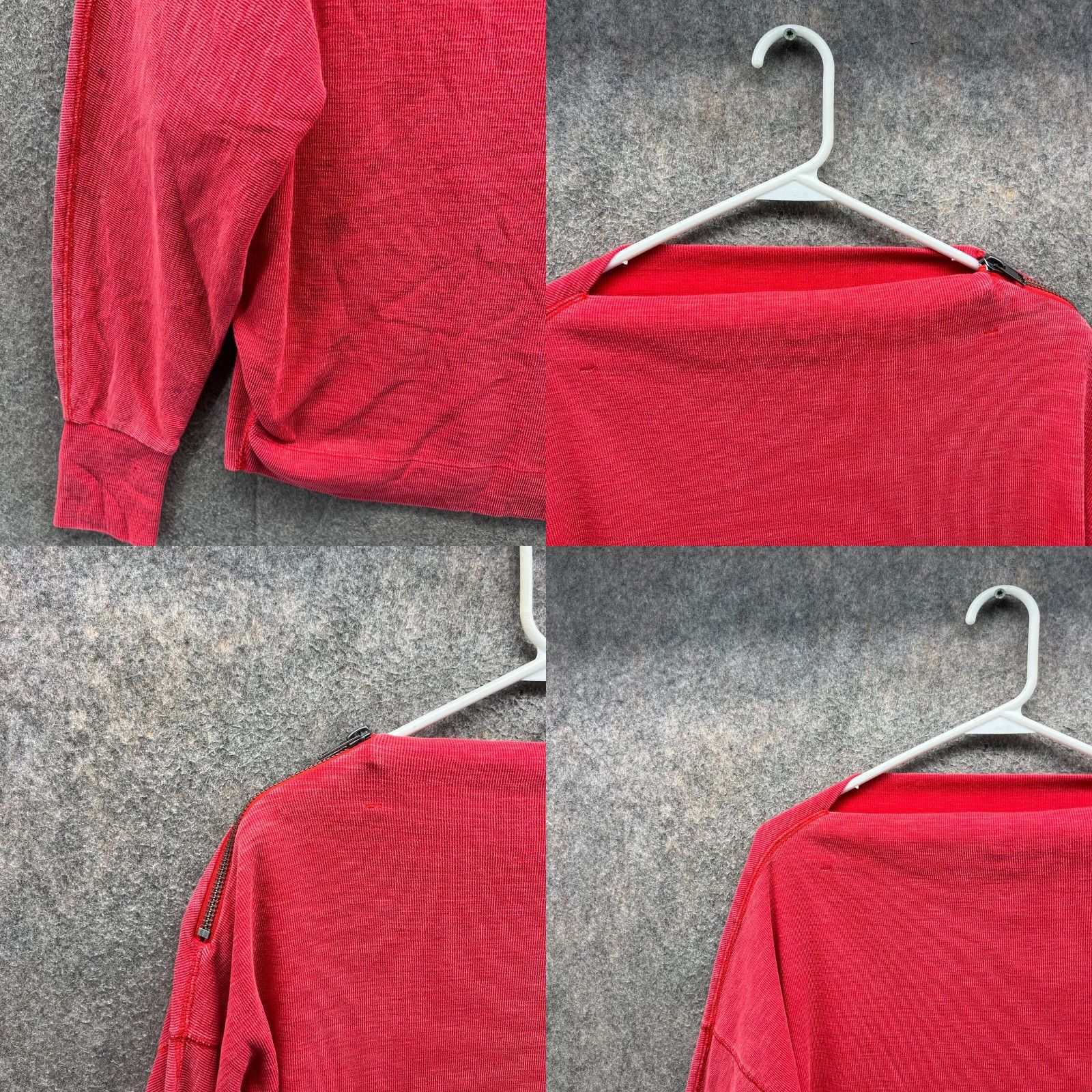 Free People Free People Sweater Womens Small Pink Fleece Pullover Coral Zip We Are Free Pullover Short Sleeve? Event? Size S / US 4 / IT 40 - 8 Thumbnail